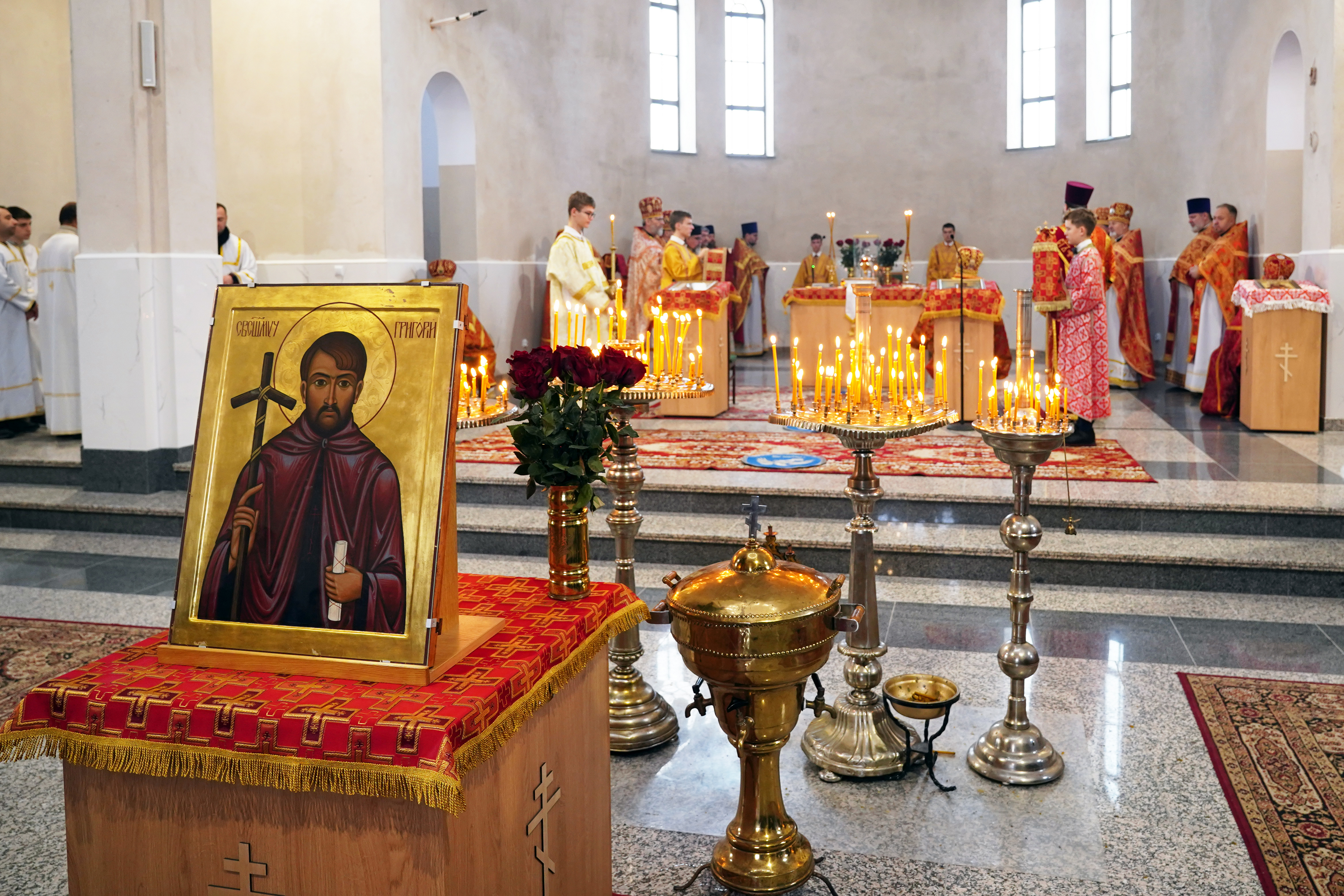 St. Gregory (Peradze) feast in St. Gregory (Peradze) Orthodox church in Białystok