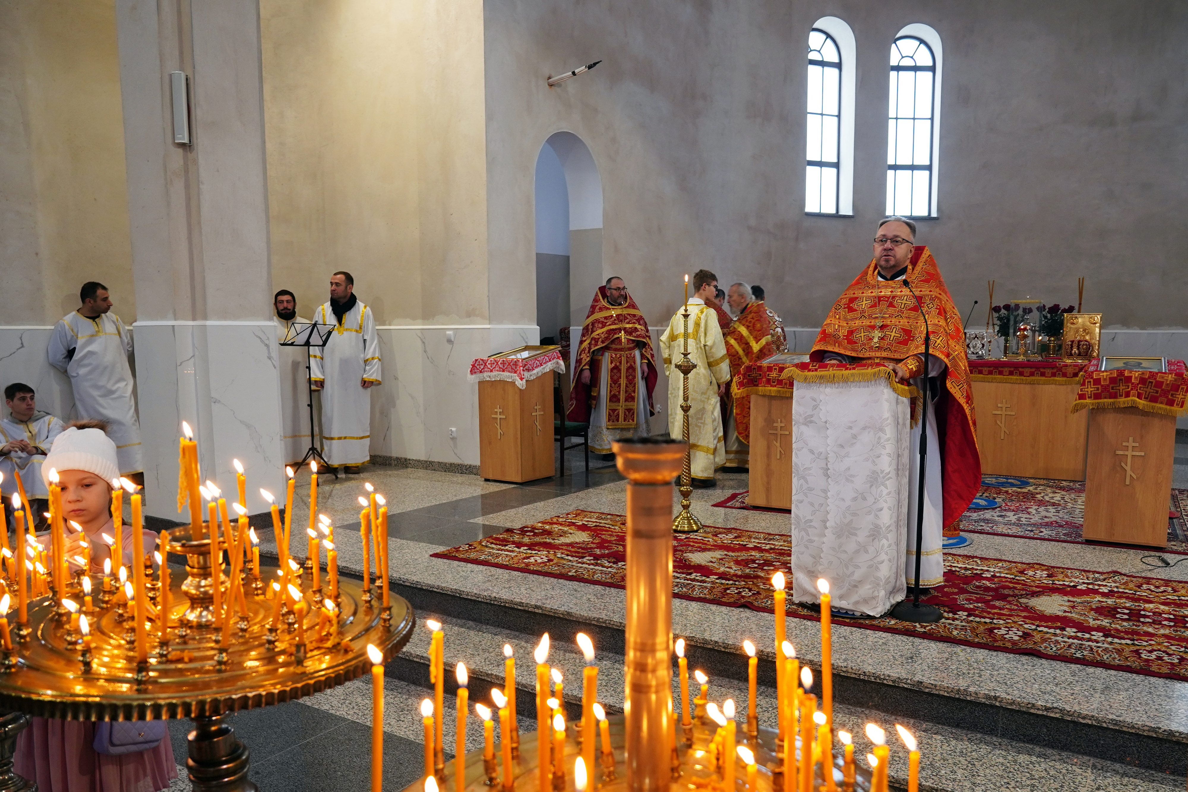 St. Gregory (Peradze) feast in St. Gregory (Peradze) Orthodox church in Białystok