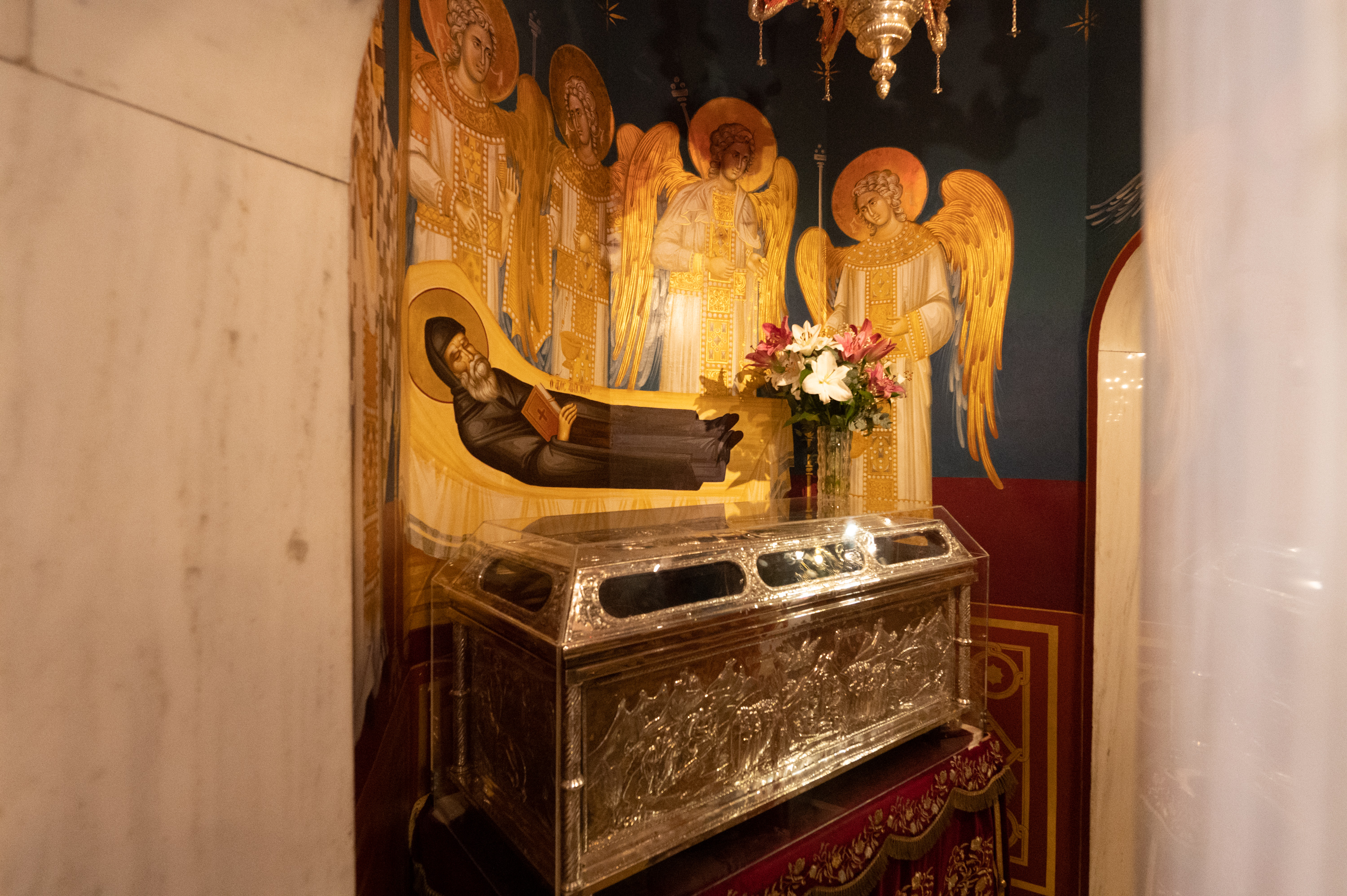 The relics of st. Anthony of Weria in cathedral in Weria
