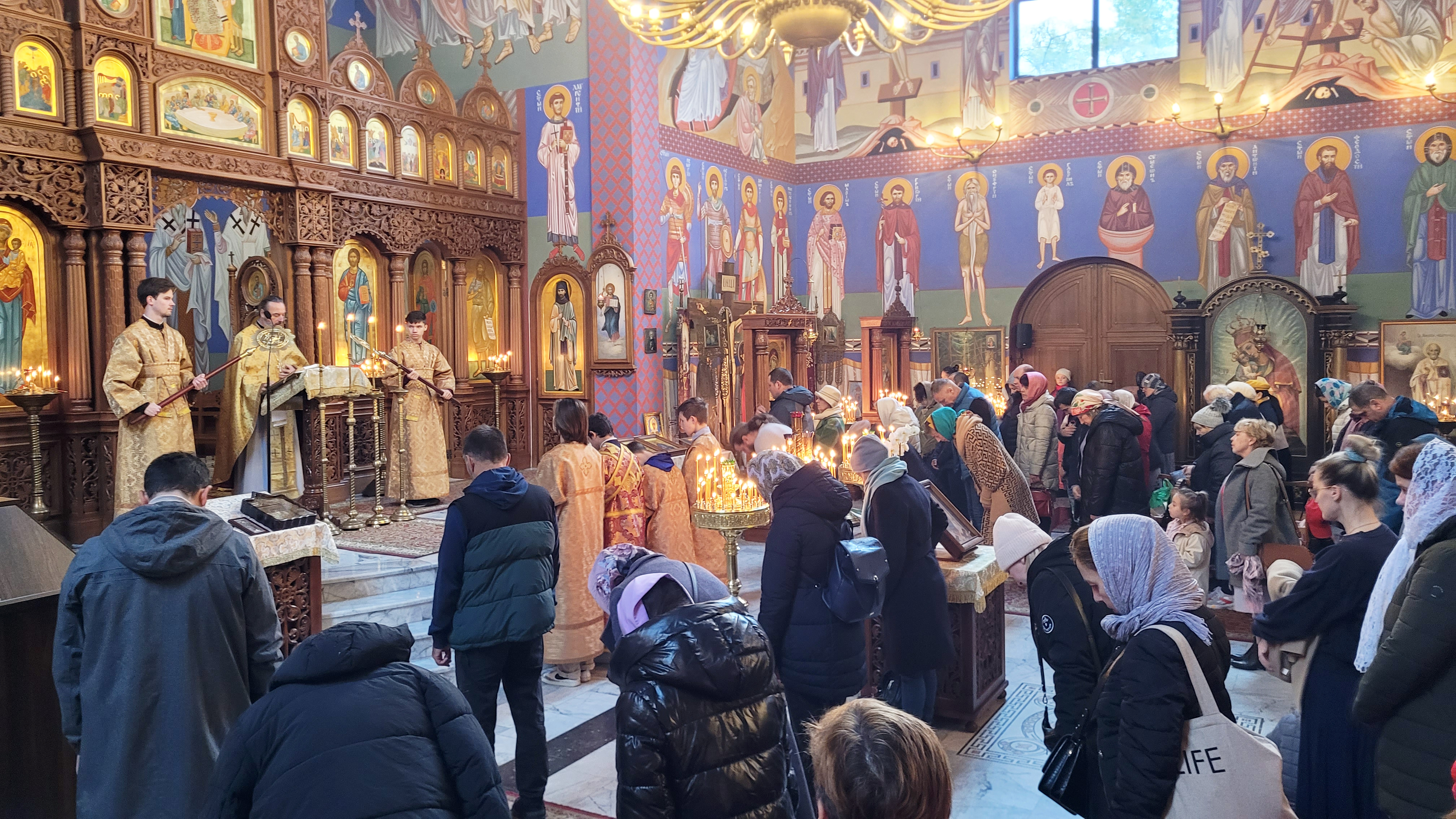 The Divine Liturgy in Orthodox church in Szczecin