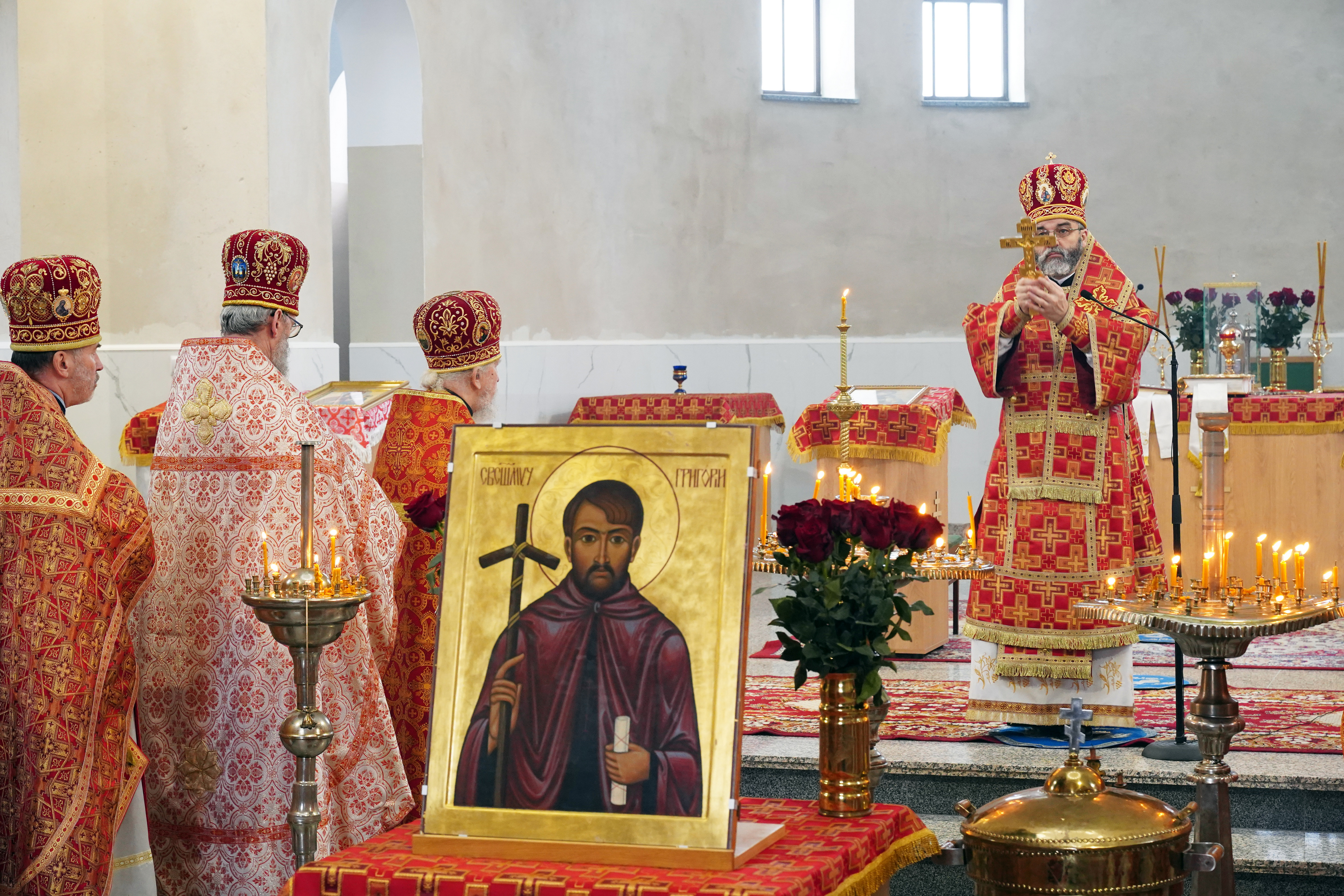 St. Gregory (Peradze) feast in St. Gregory (Peradze) Orthodox church in Białystok