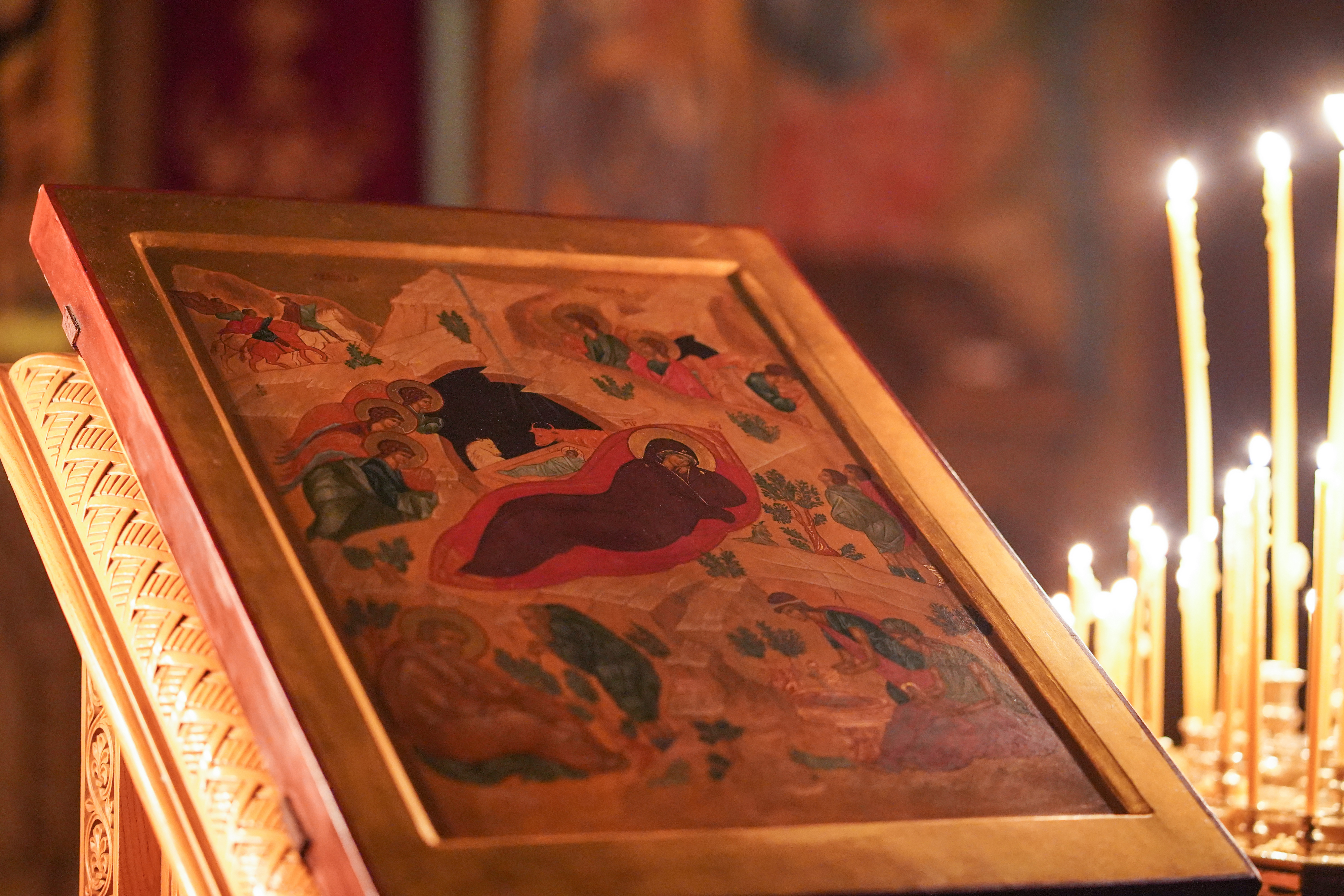 Divine Liturgy of Nativity feast in Zwierki Convent