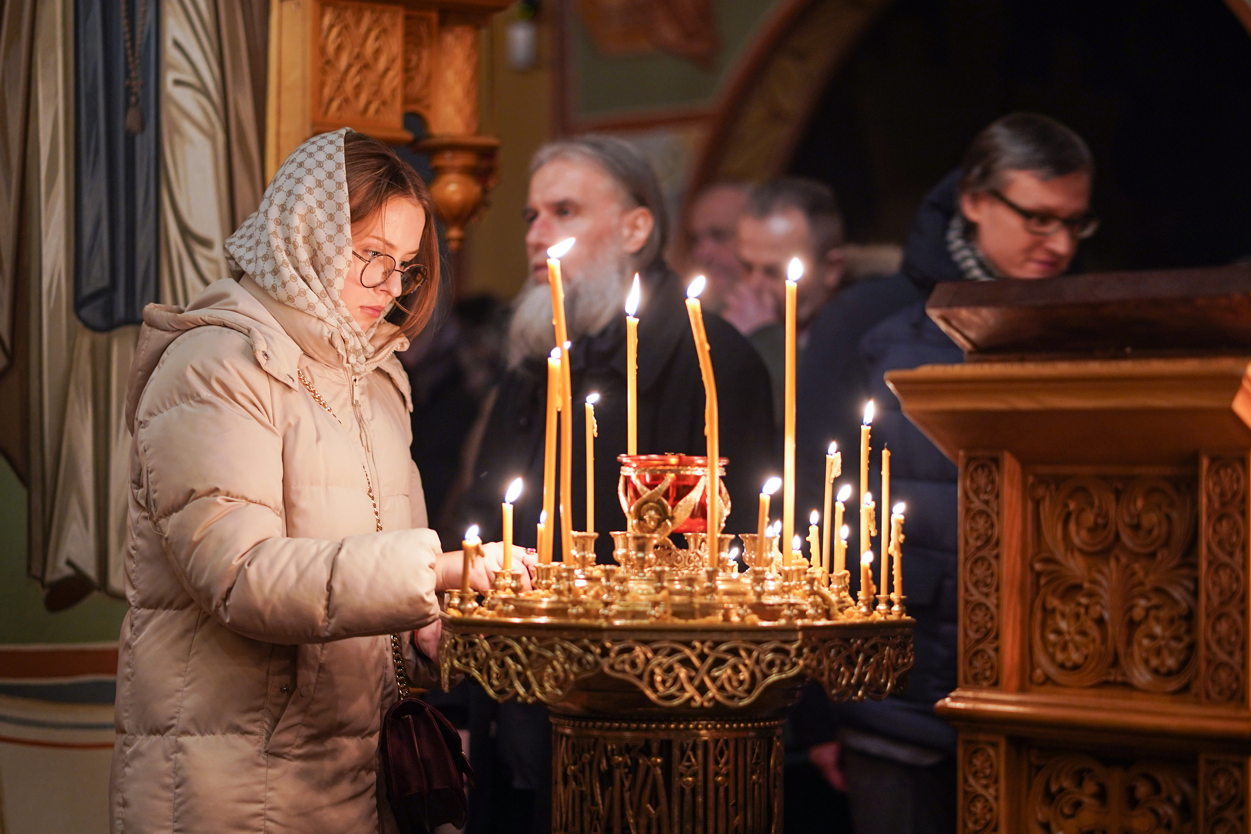 Divine Liturgy of Nativity feast in Zwierki Convent 