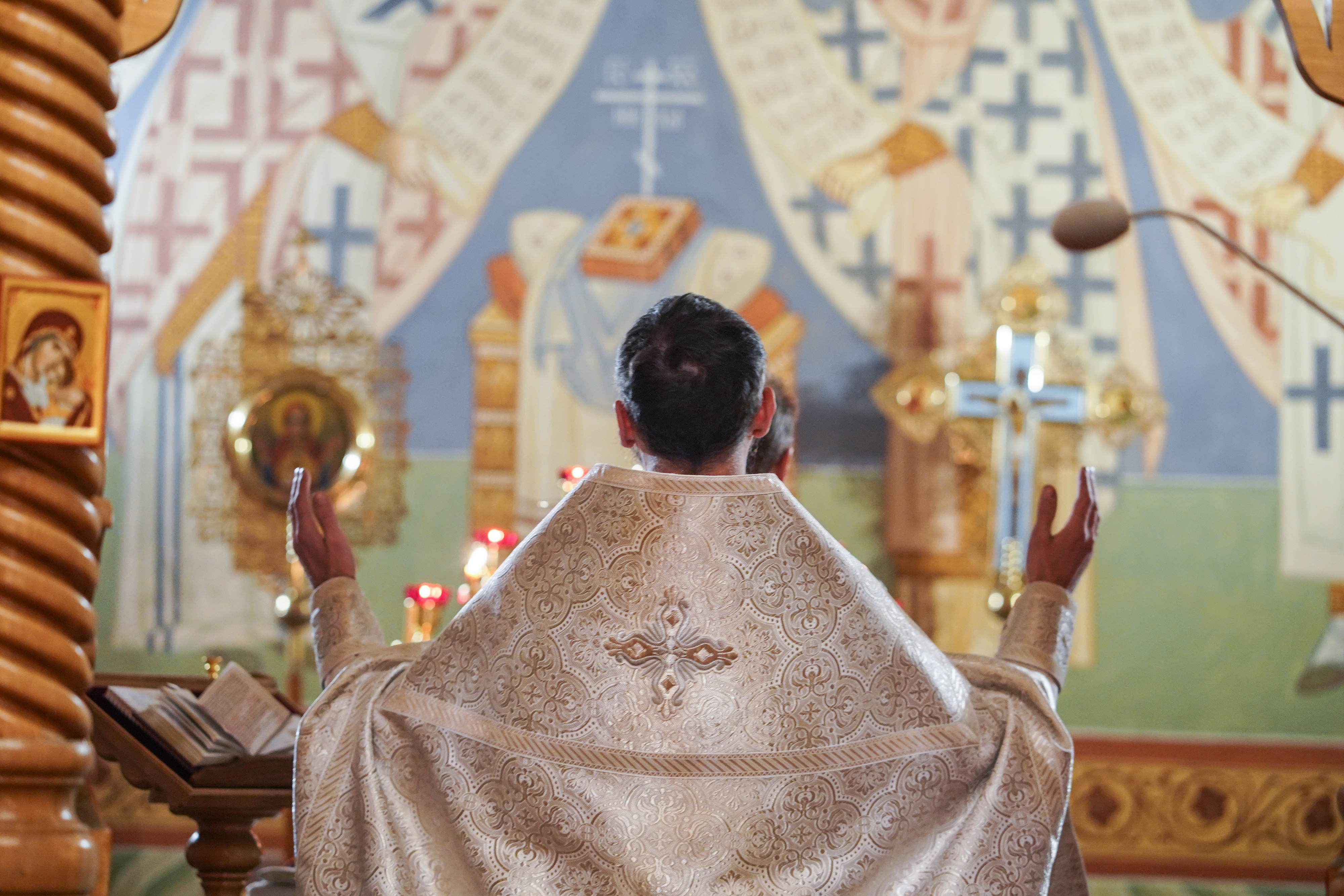 Divine Liturgy of Nativity feast in Zwierki Convent 