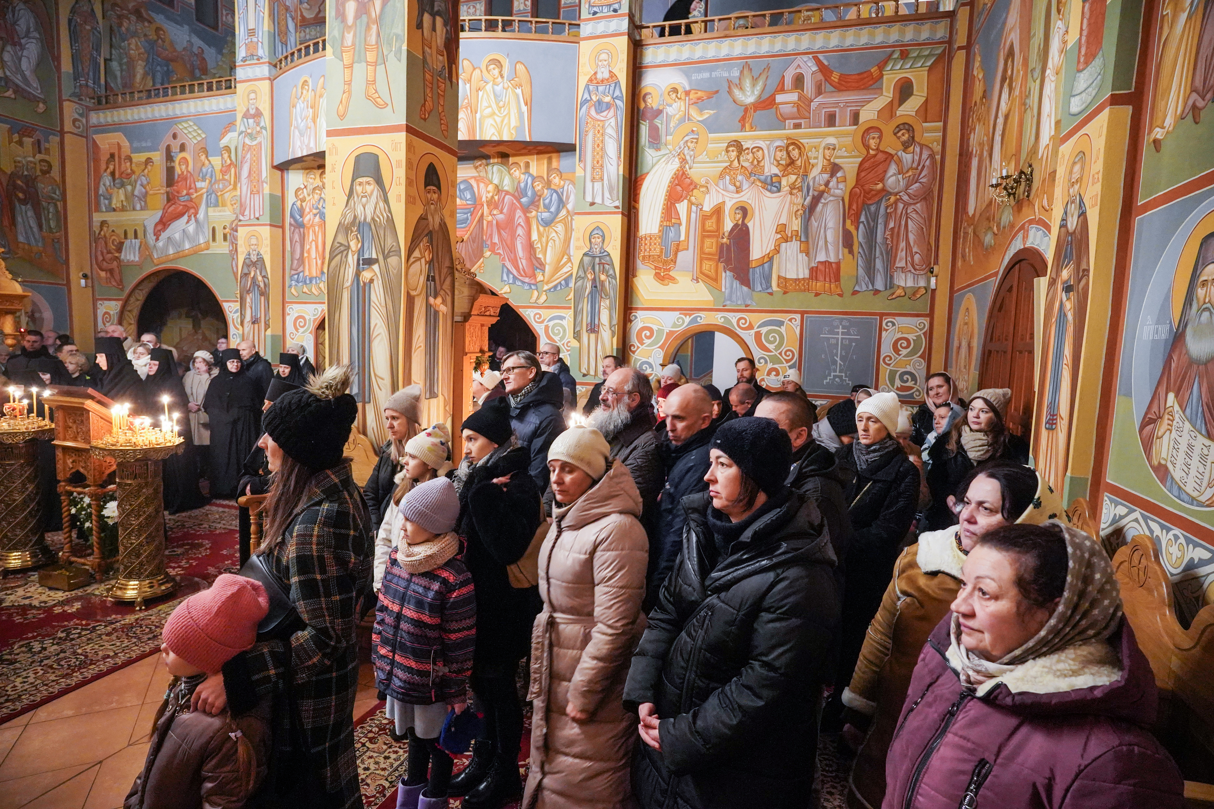 Divine Liturgy of Nativity feast in Zwierki Convent
