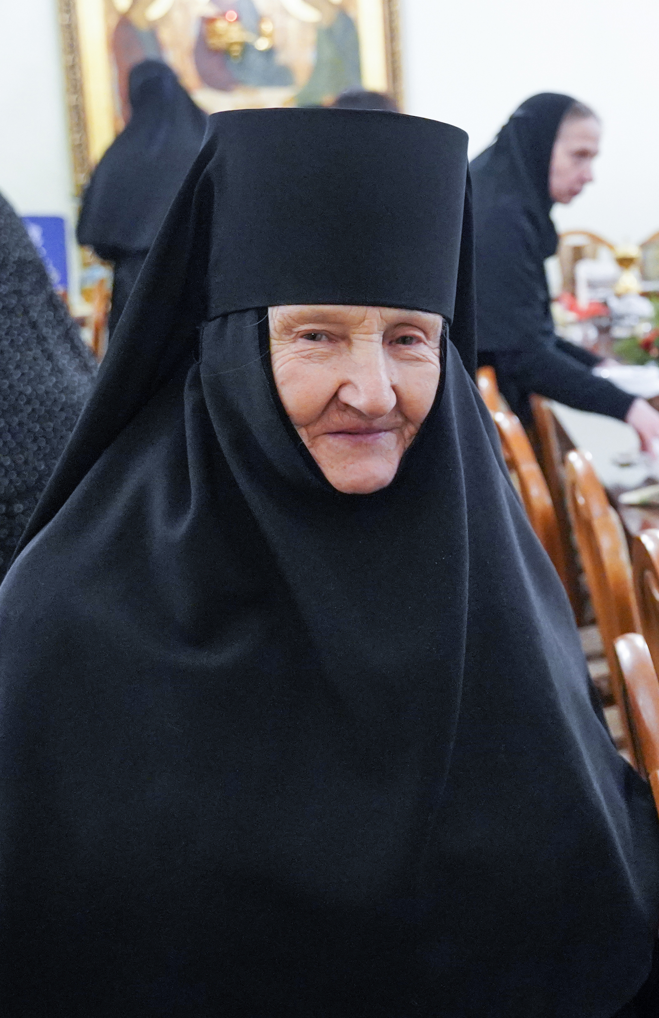 After Divine Liturgy of Nativity feast in Zwierki Convent