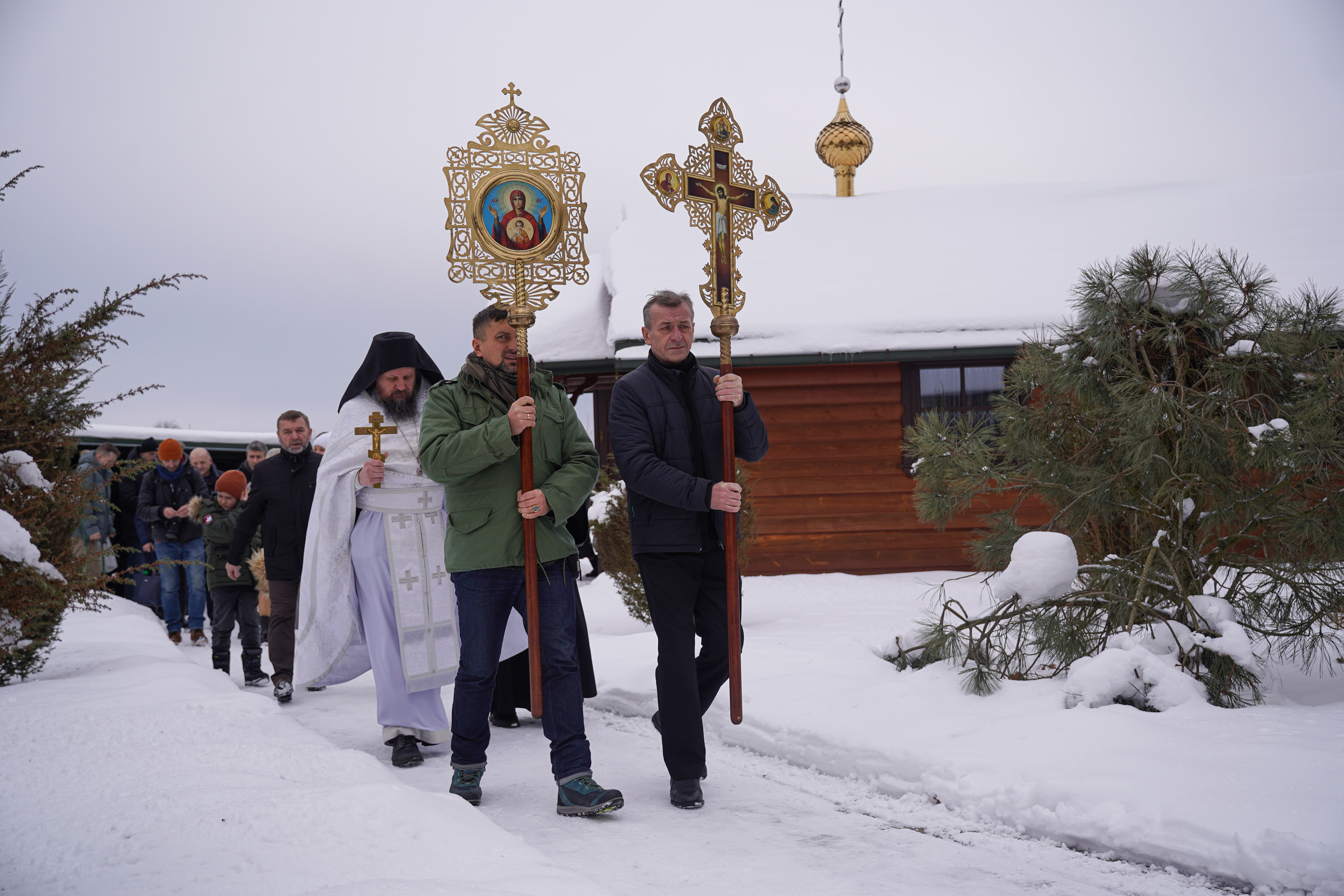 Epiphany fest in Odrynki Skete