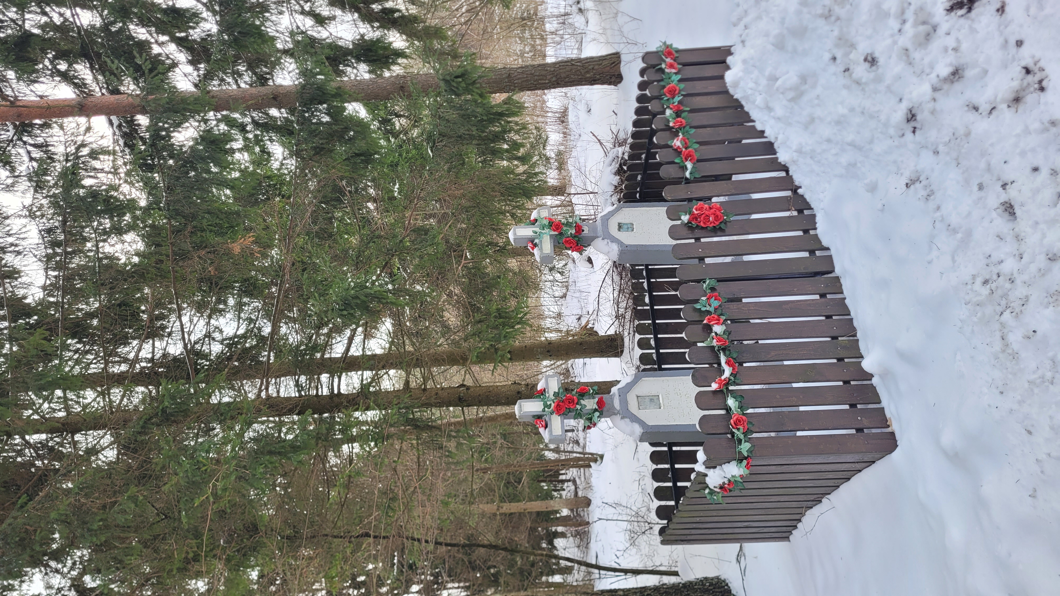 Crosses close to Odnoga village