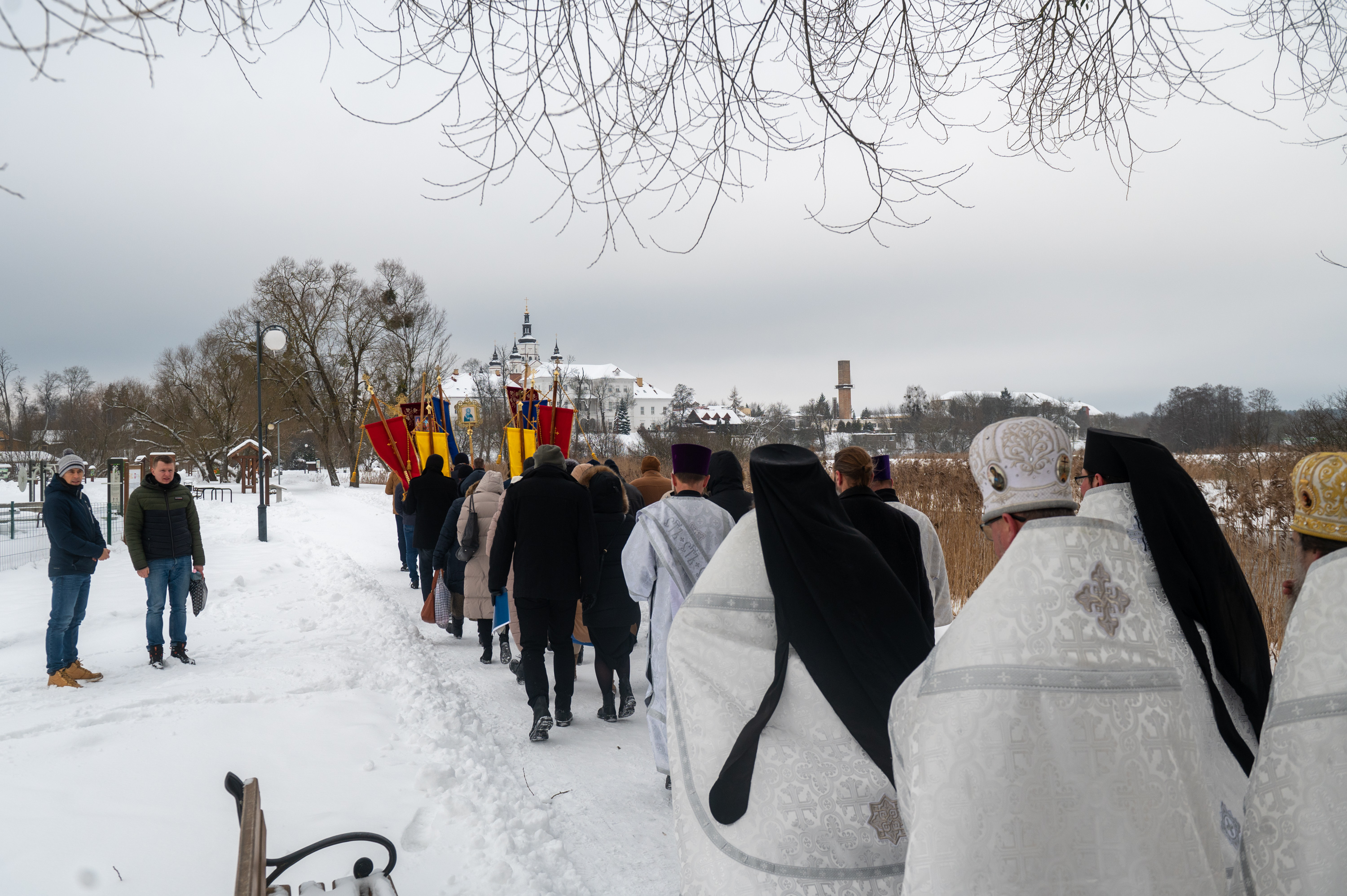 Chrzest Pański w Monasterze Zwiastowania Bogurodzicy w Supraślu, 19.01.2024