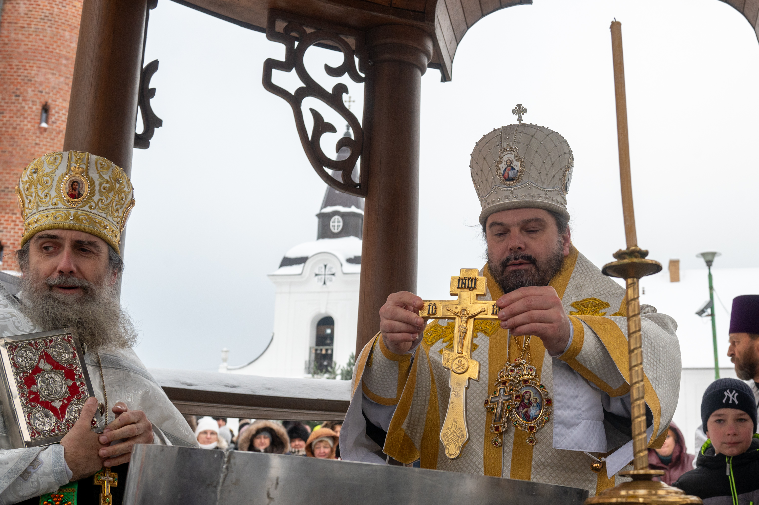 Chrzest Pański w Monasterze Zwiastowania Bogurodzicy w Supraślu