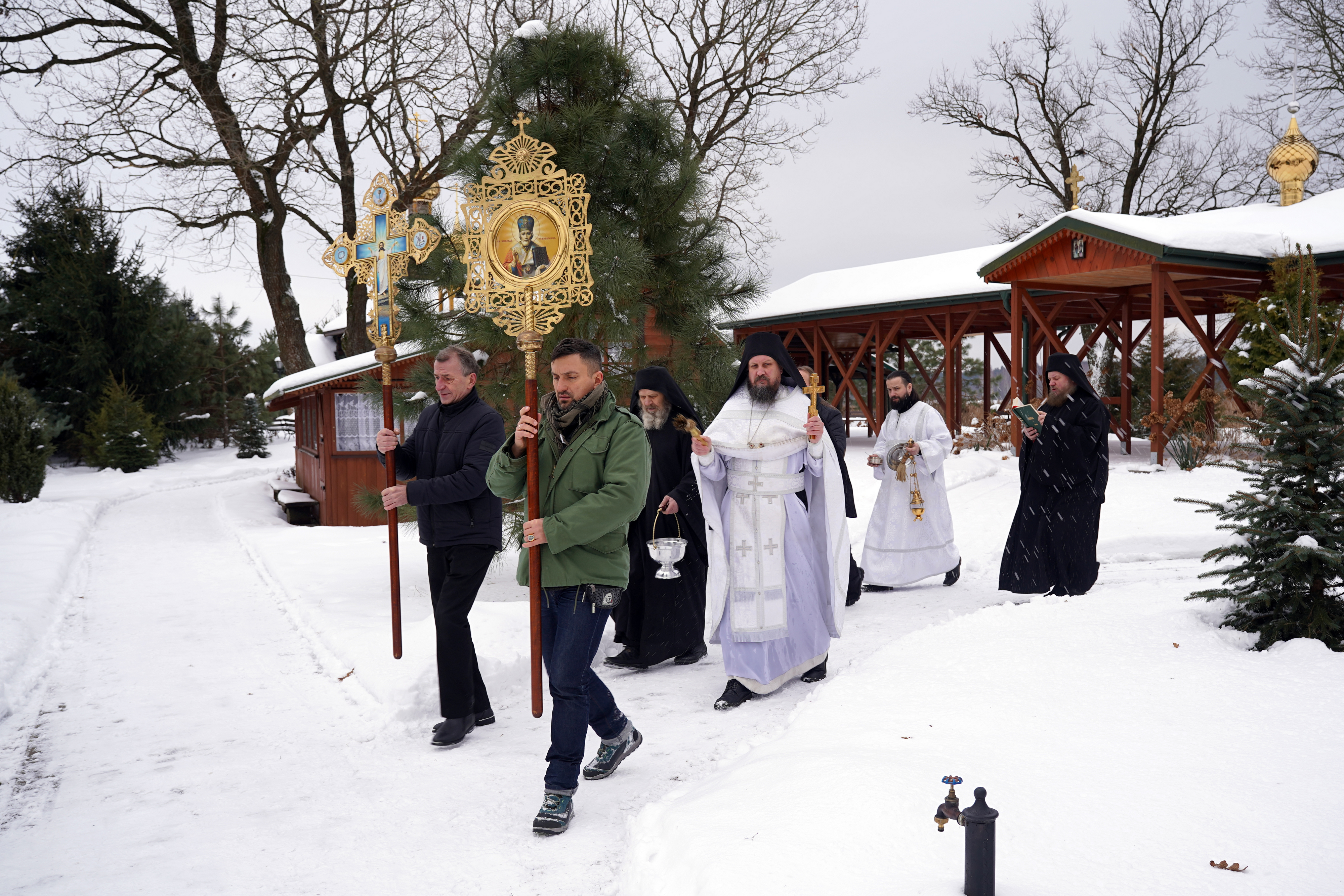 Epiphany fest in Odrynki Skete