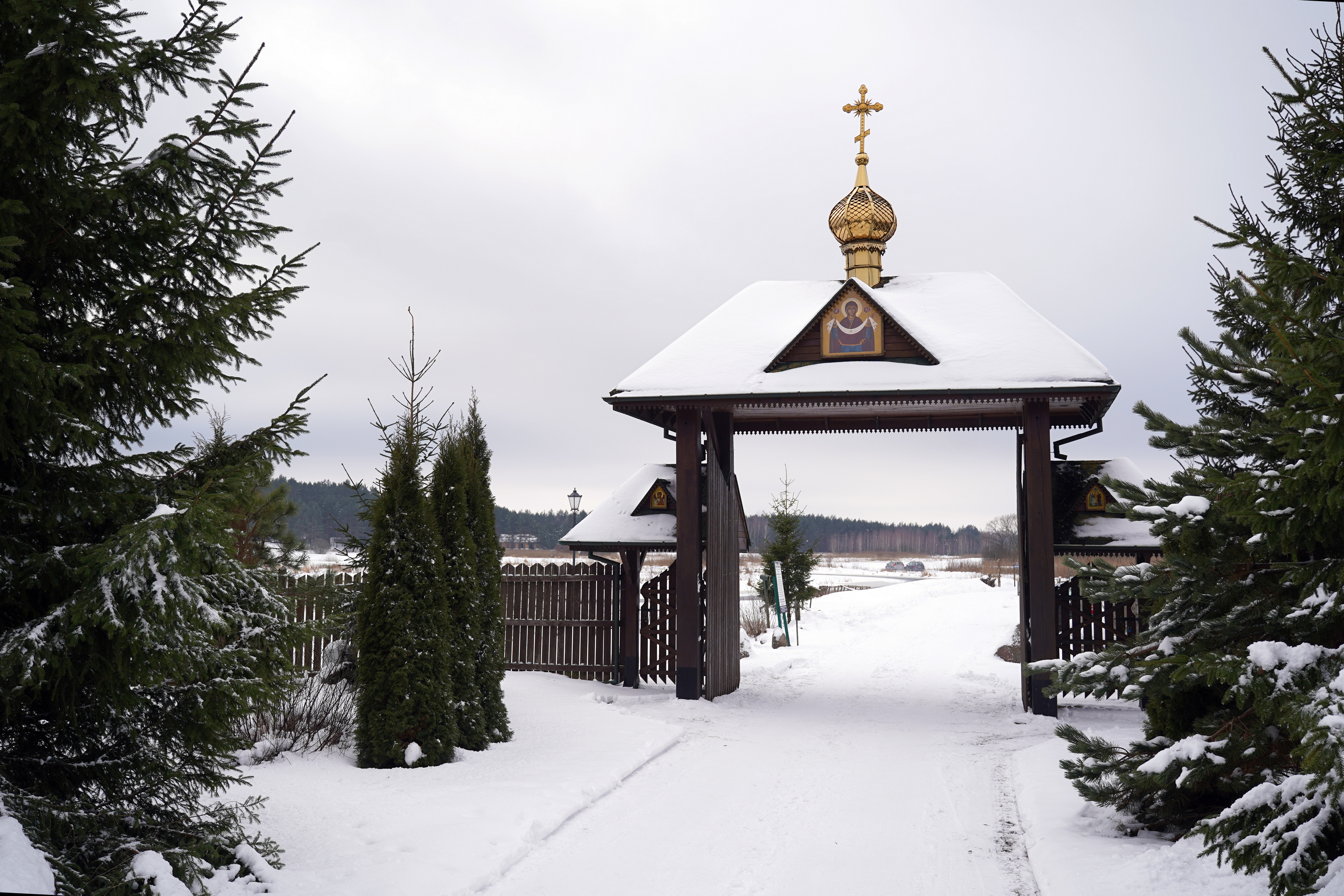 Epiphany feast in Odrynki Skete