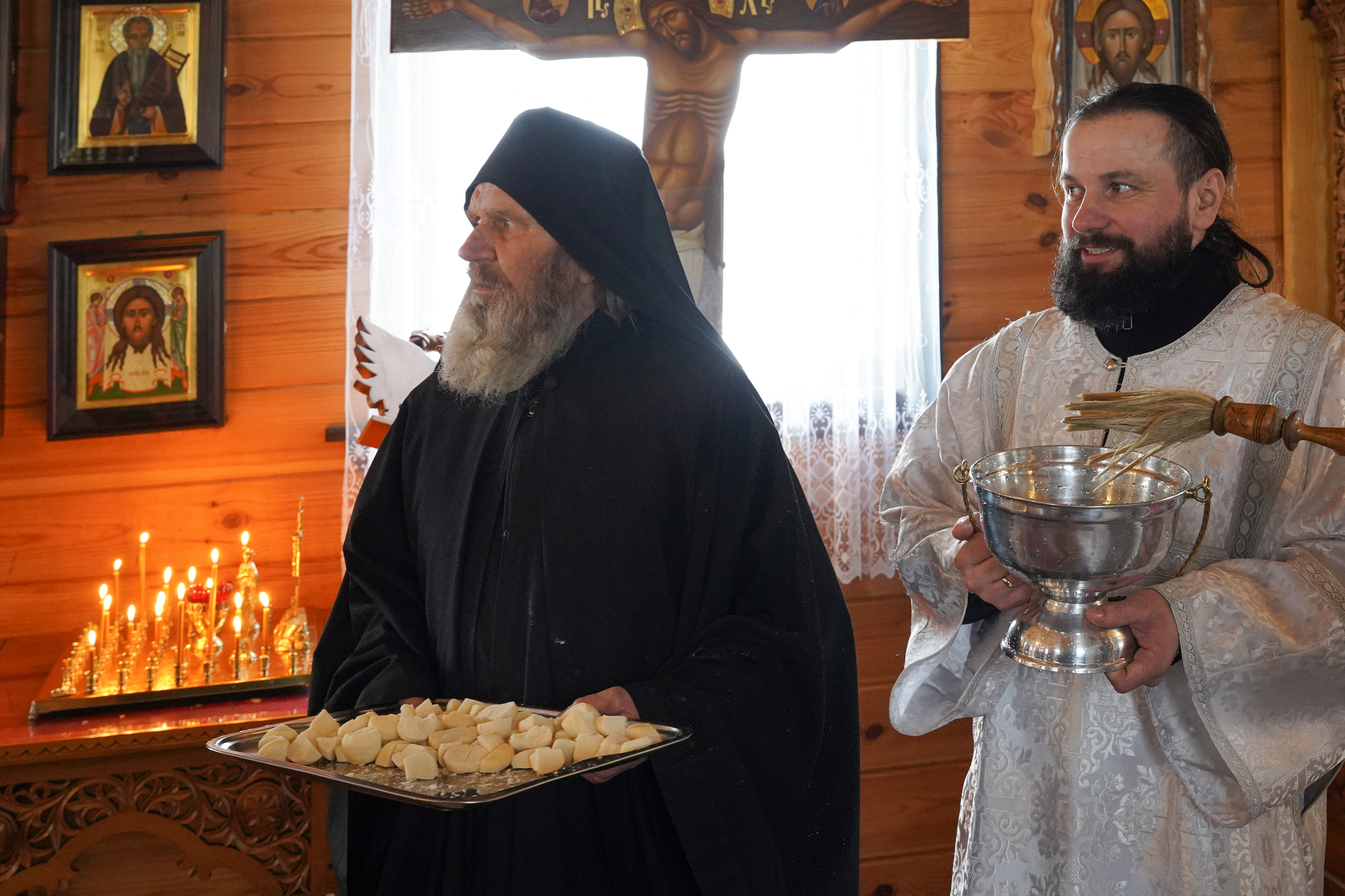 Epiphany feast in Odrynki Skete