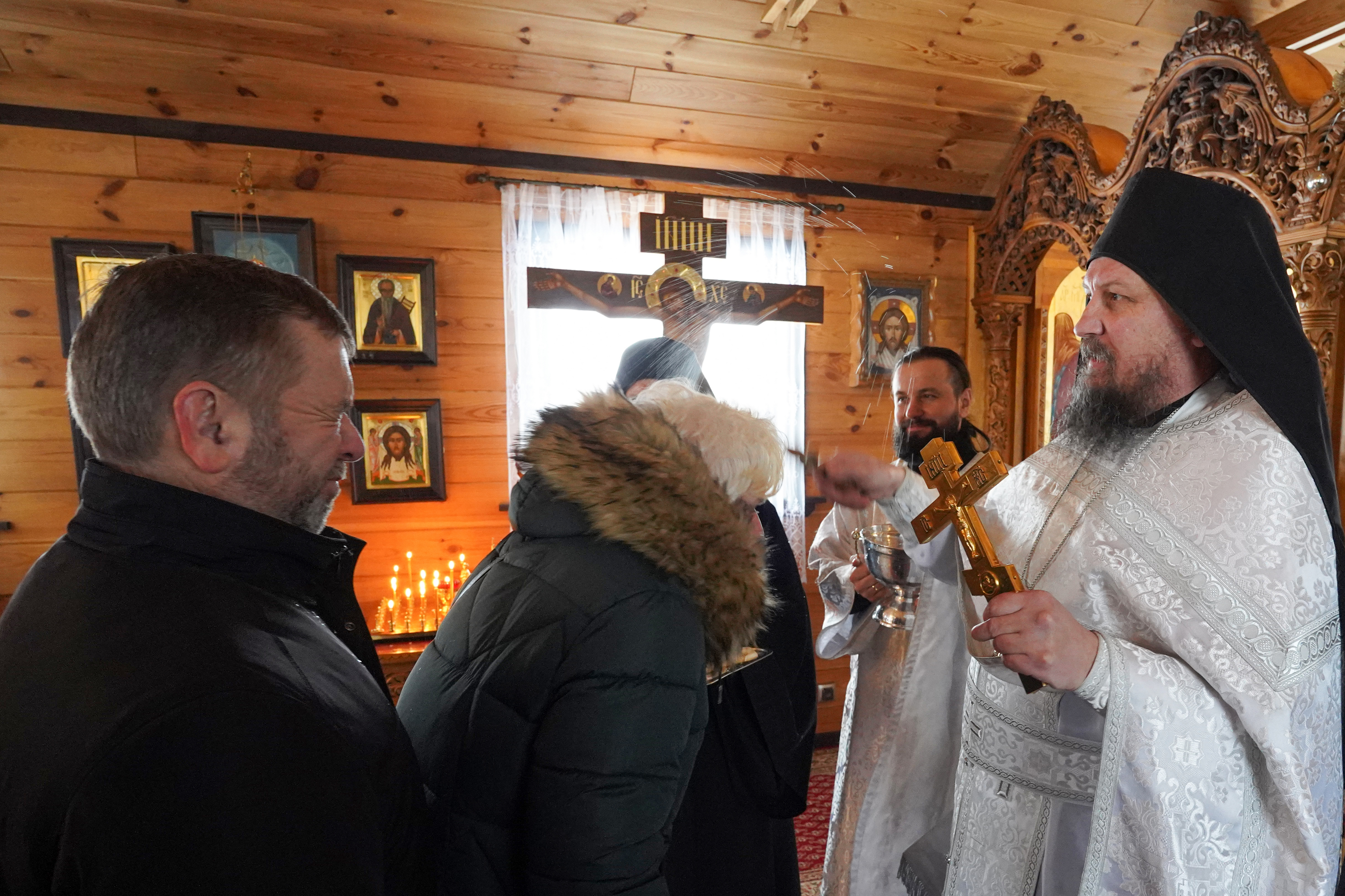 Epiphany feast in Odrynki Skete