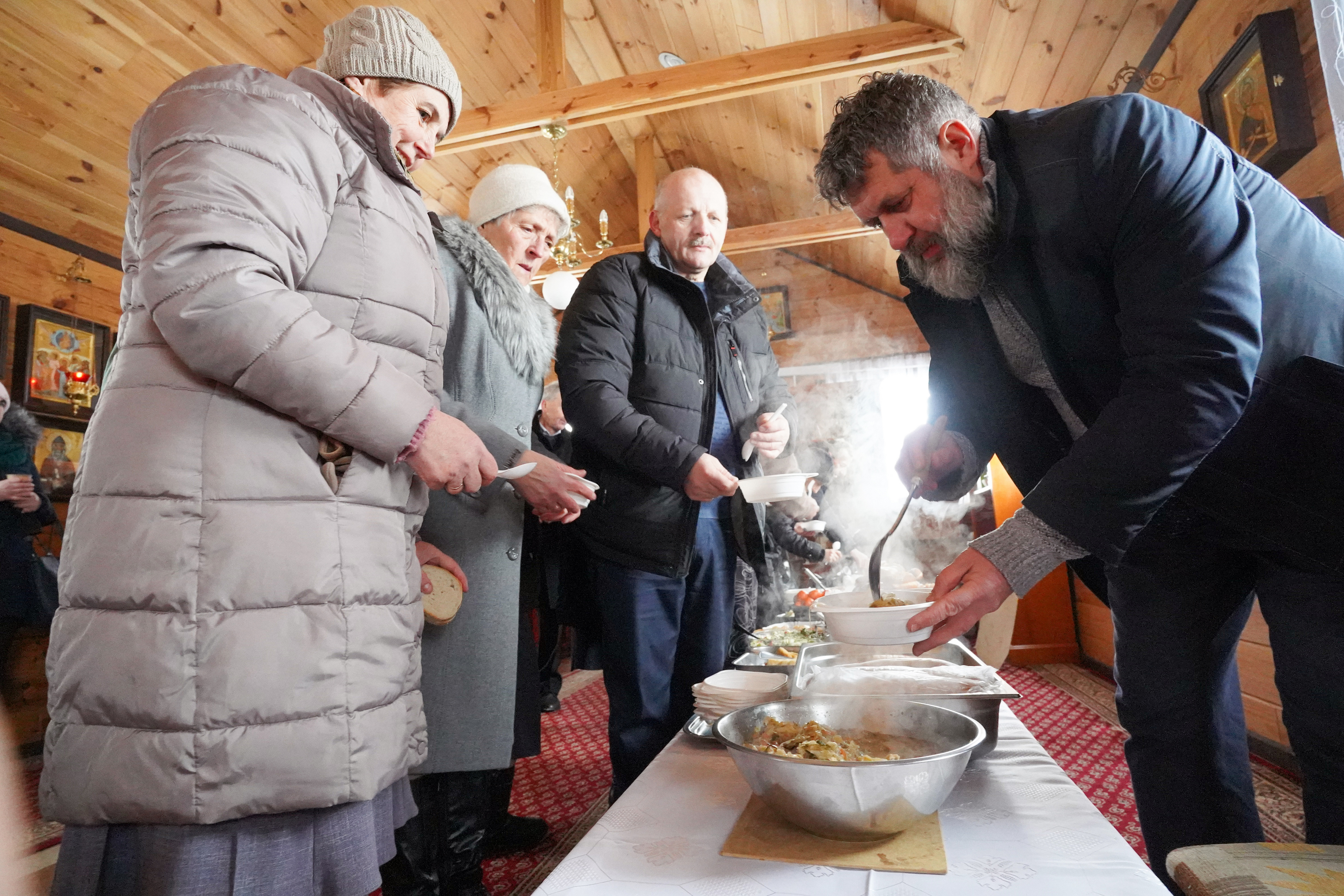 Epiphany feast in Odrynki Skete