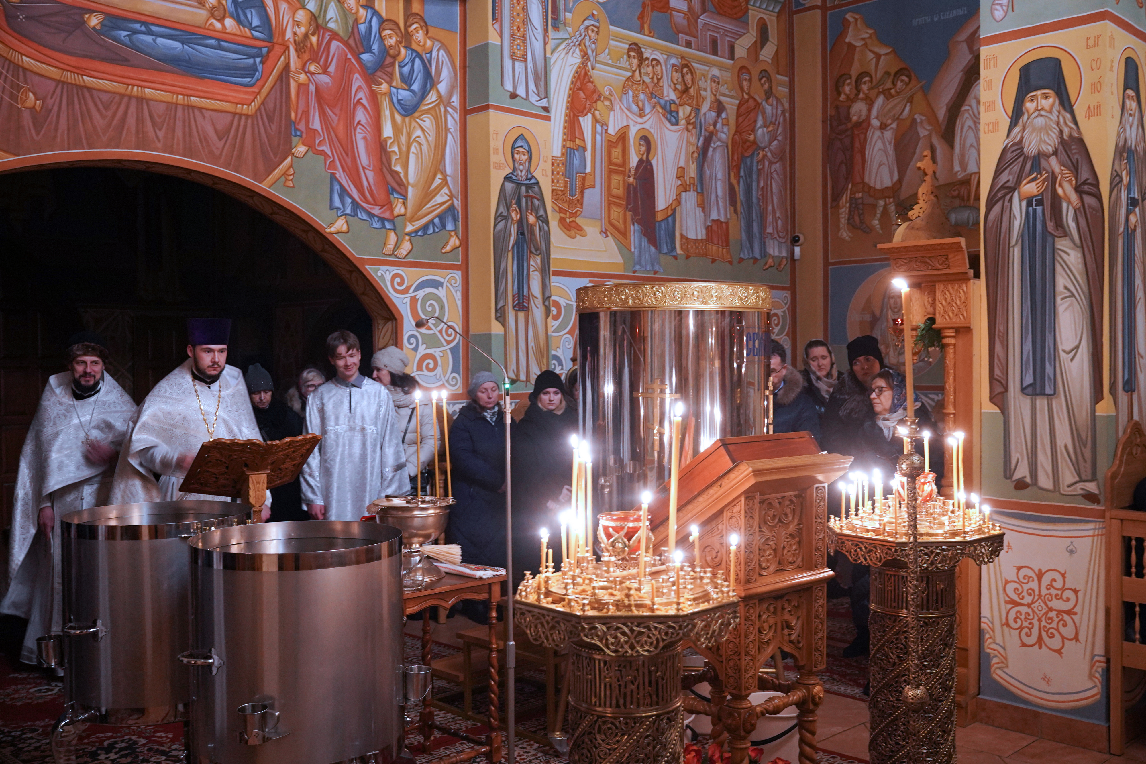 The feast of the Baptism of Christ in Zwierki Convent