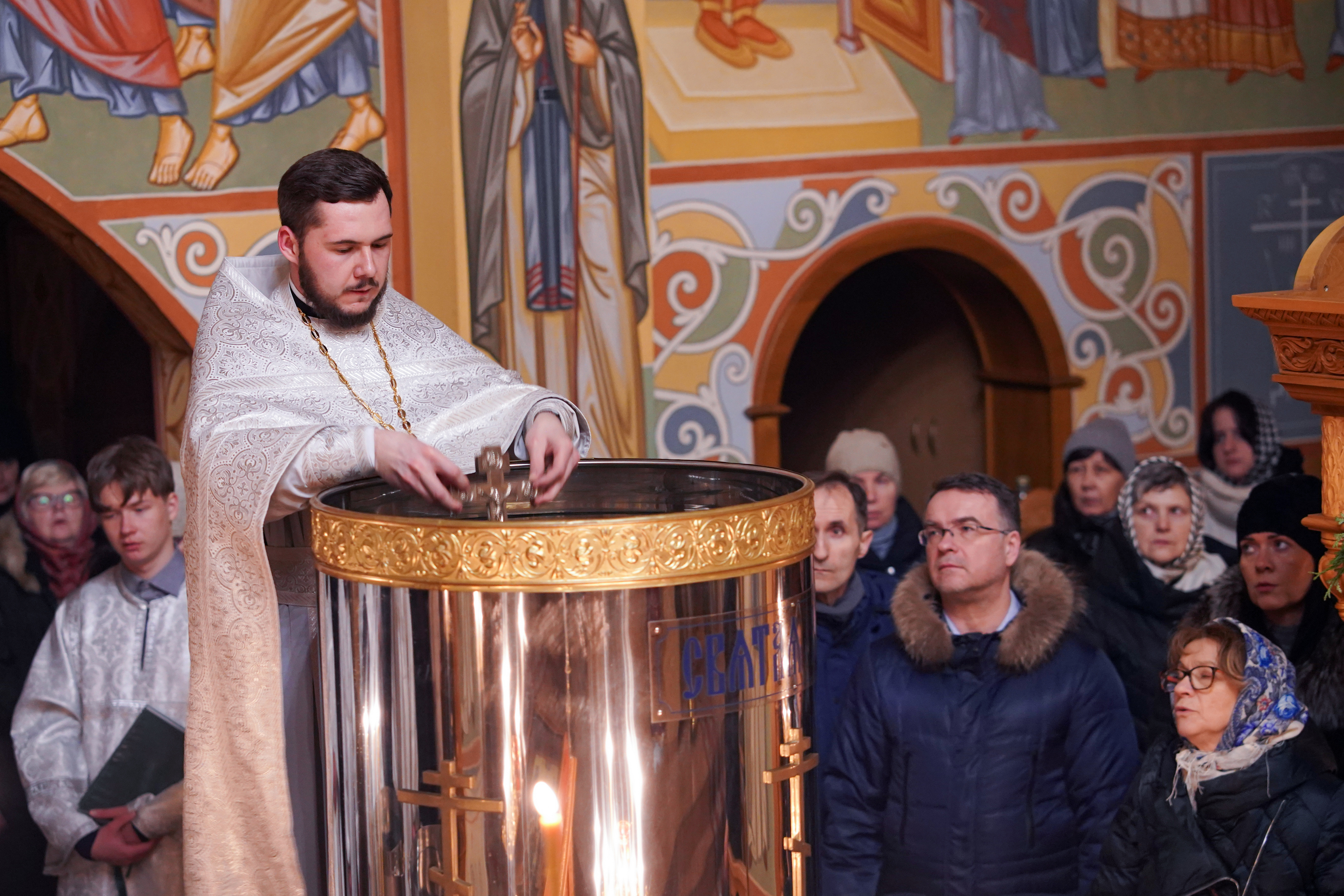 The feast of the Baptism of Christ in Zwierki Convent