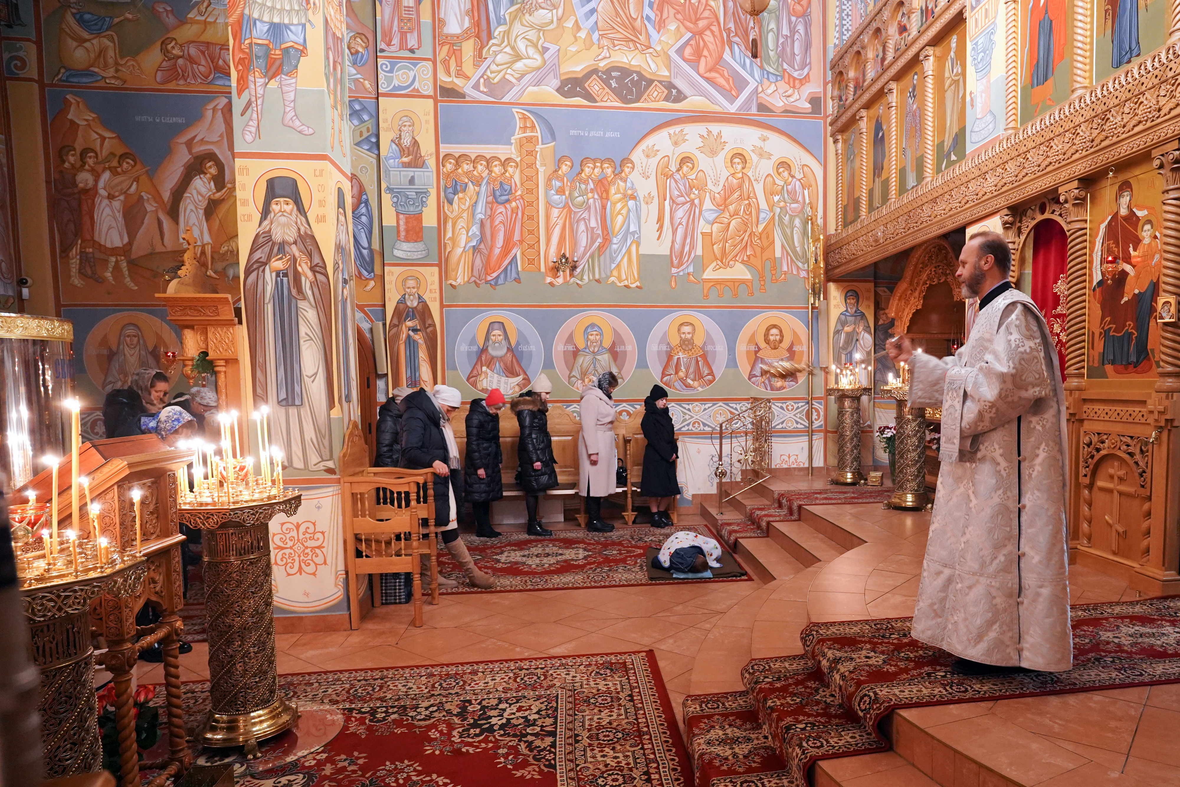 The feast of the Baptism of Christ in Zwierki Convent 