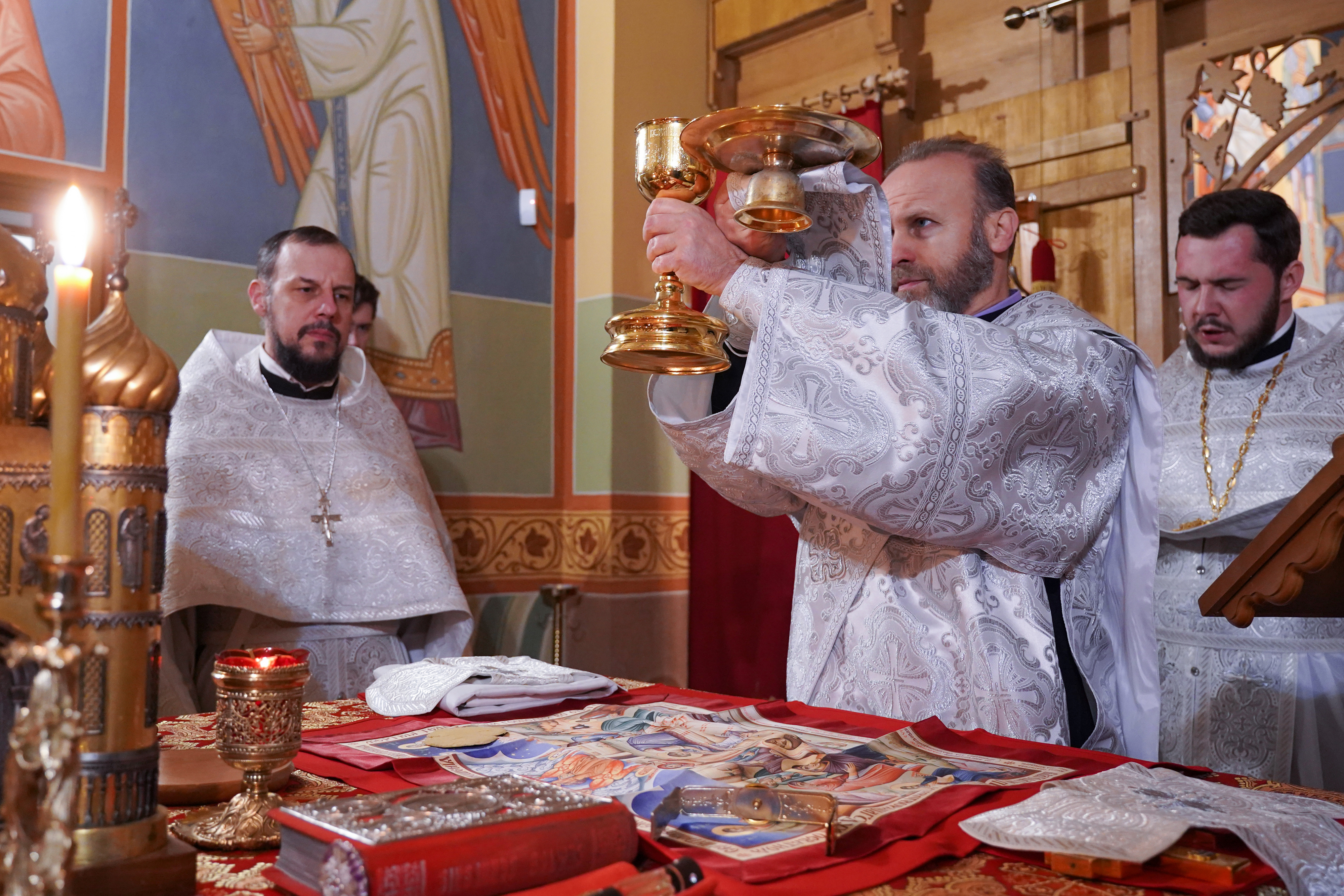 The feast of the Baptism of Christ in Zwierki Convent 