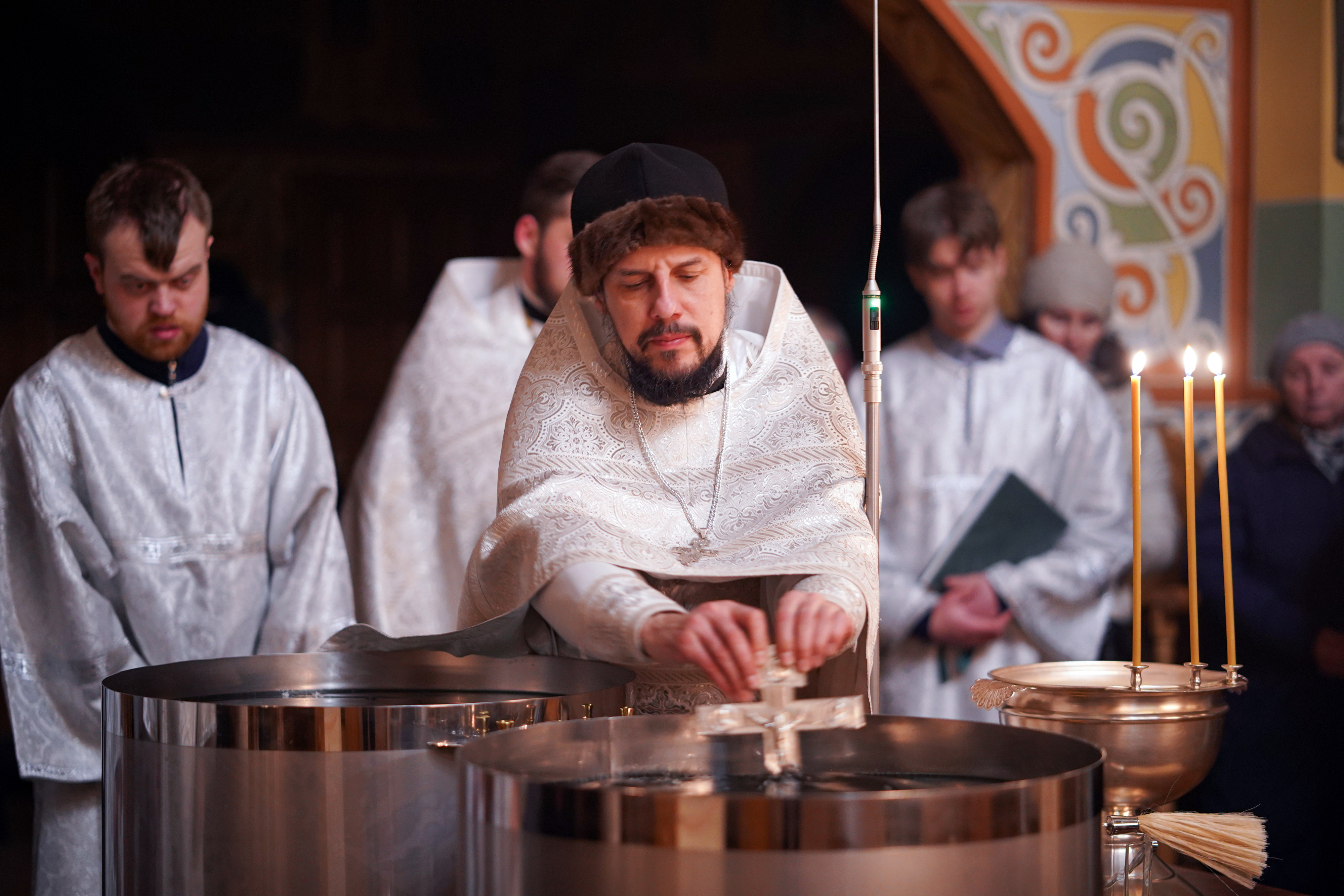 The feast of the Baptism of Christ in Zwierki Convent 