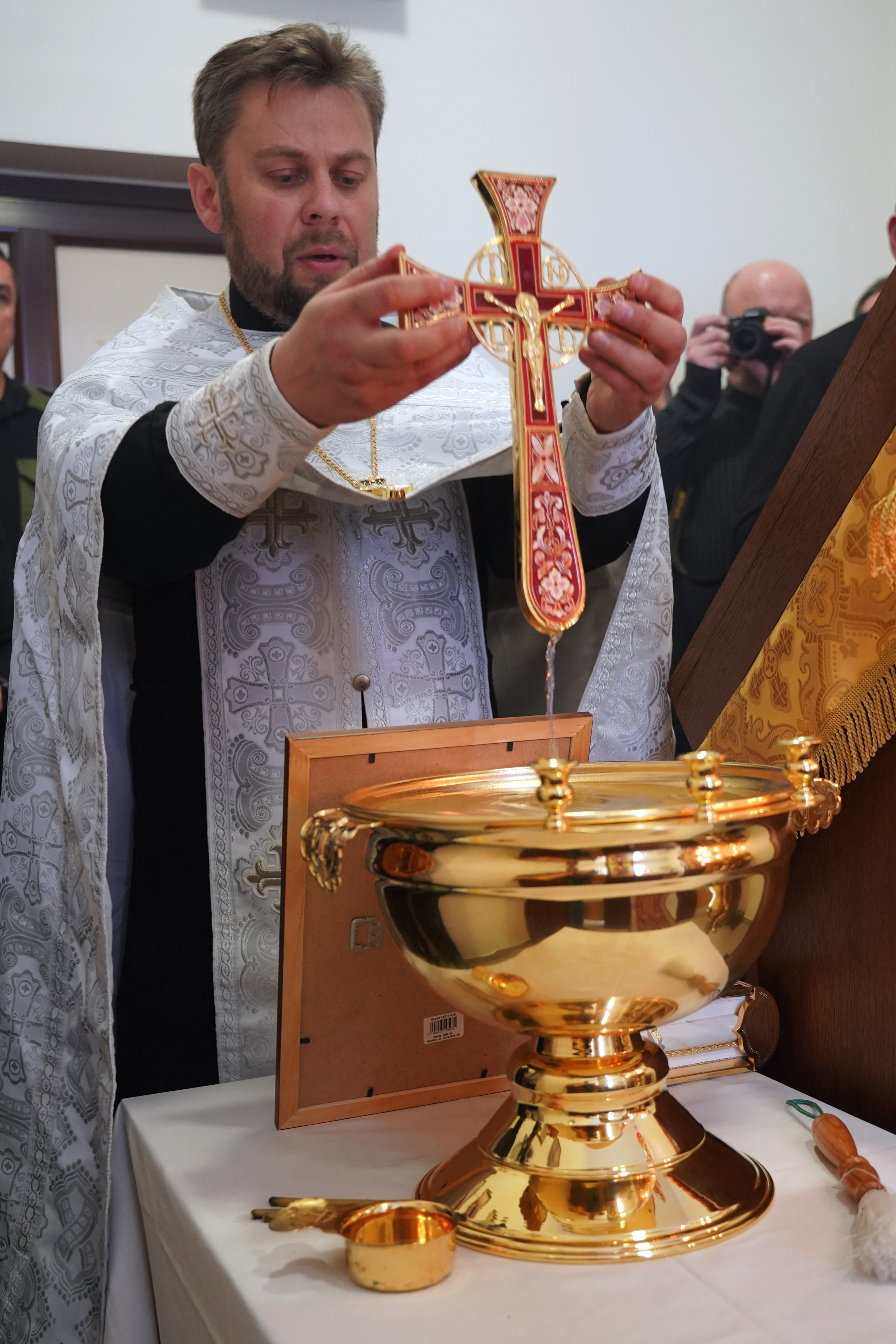 The Christ Baptism feast in St. Andrew chapel in Białystok