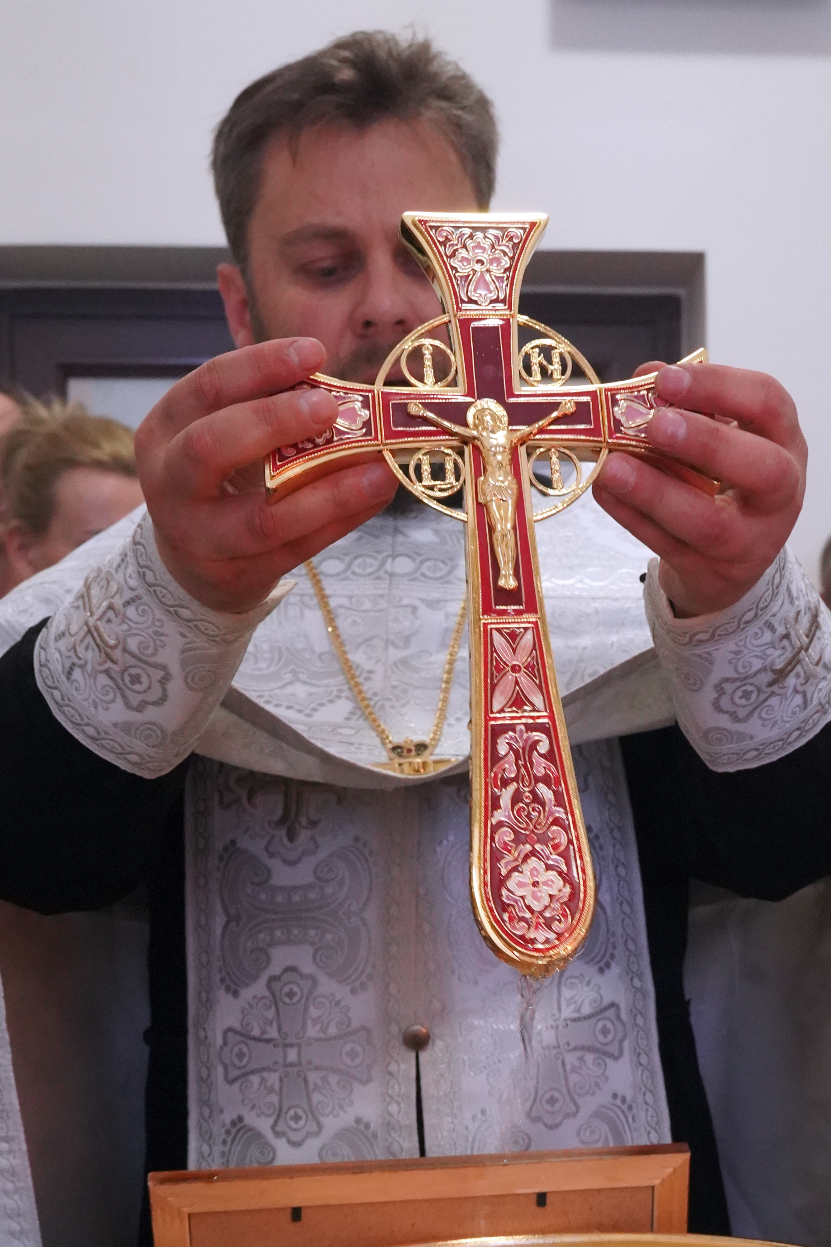 The Christ Baptism feast in St. Andrew chapel in Białystok