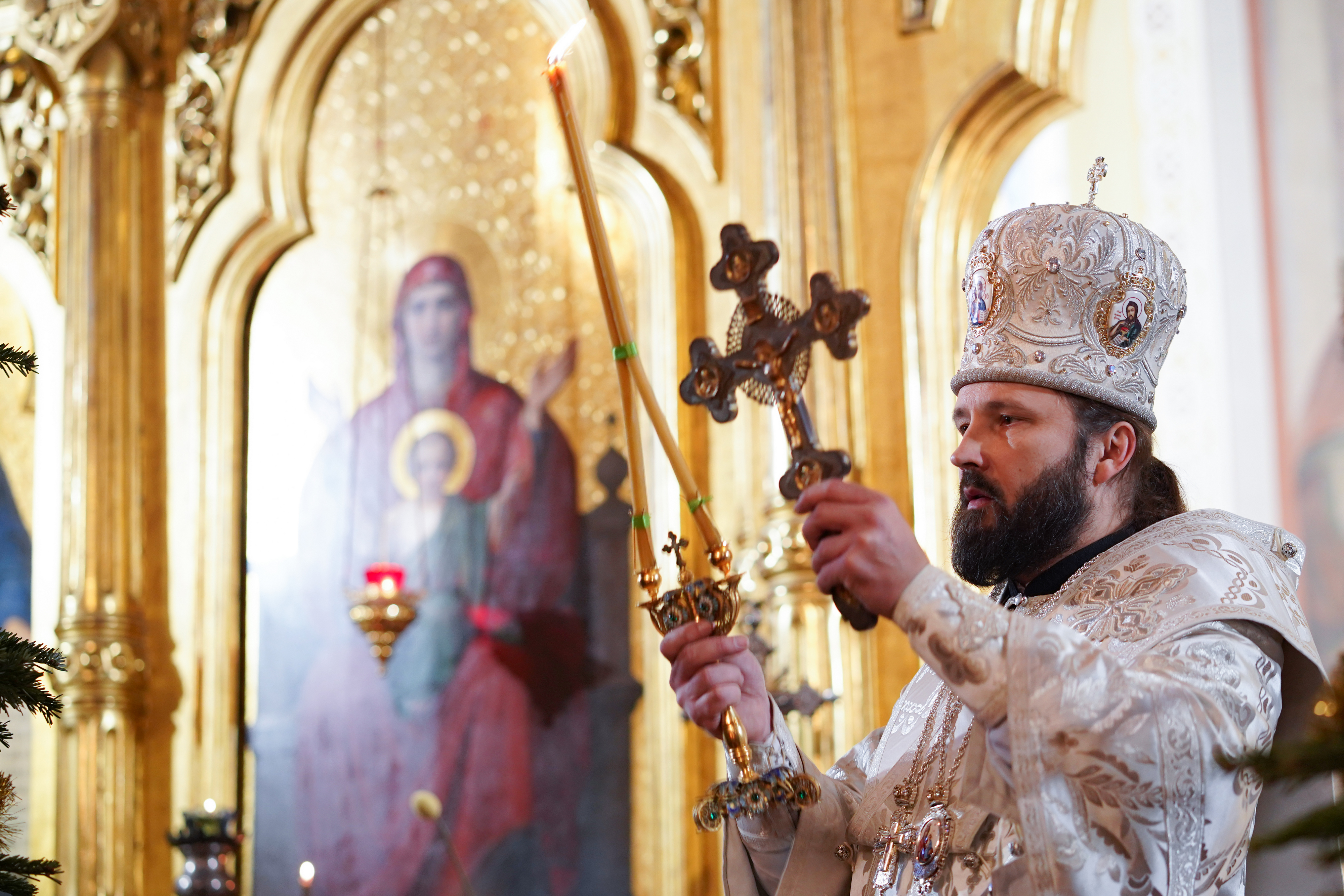 St. Sawa feast in St. Mary Magdalene Orthodox Cathedral in Warsaw