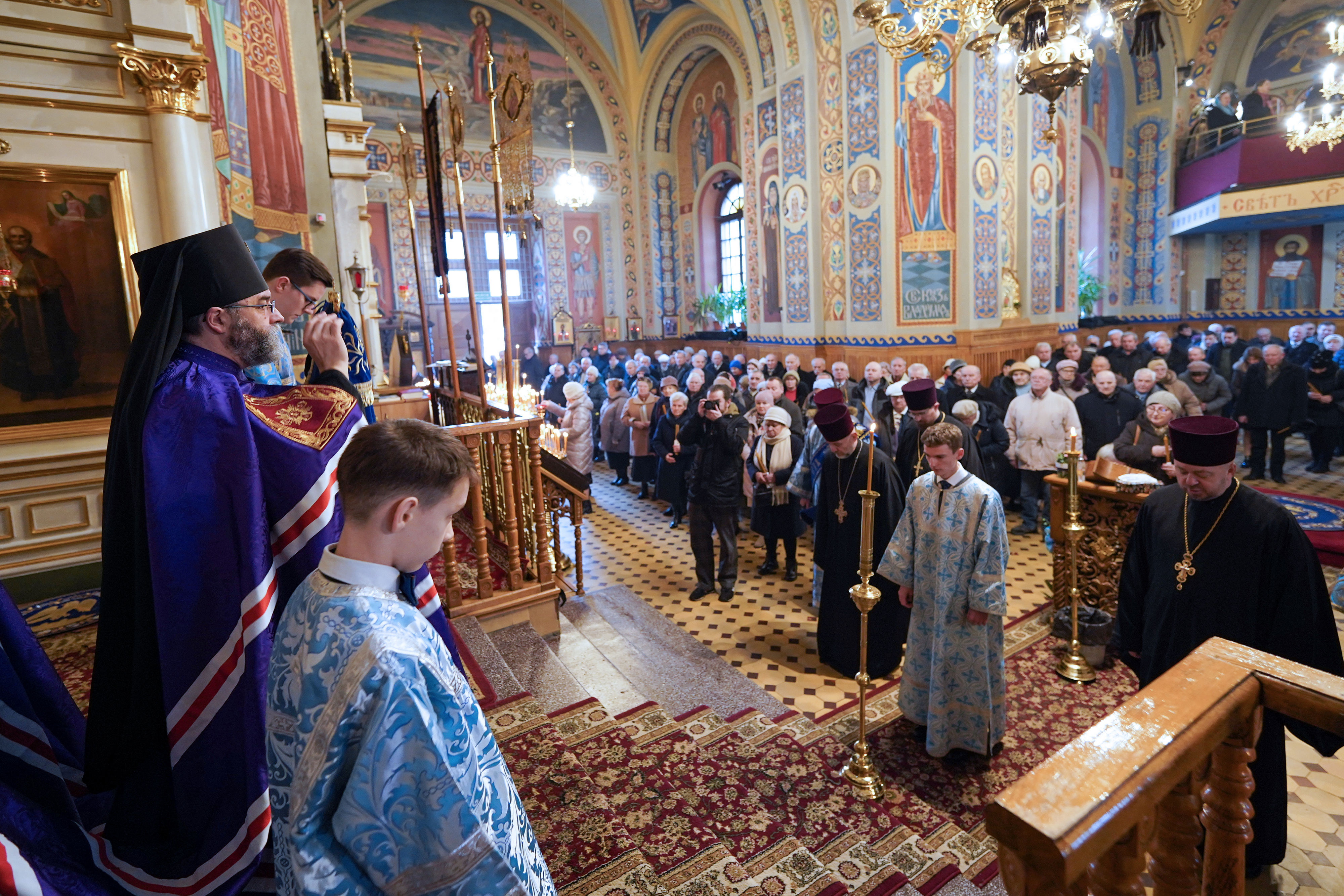 The Meeting of the Lord in the Temple feast in St. Nicholas Cathedral in Białystok