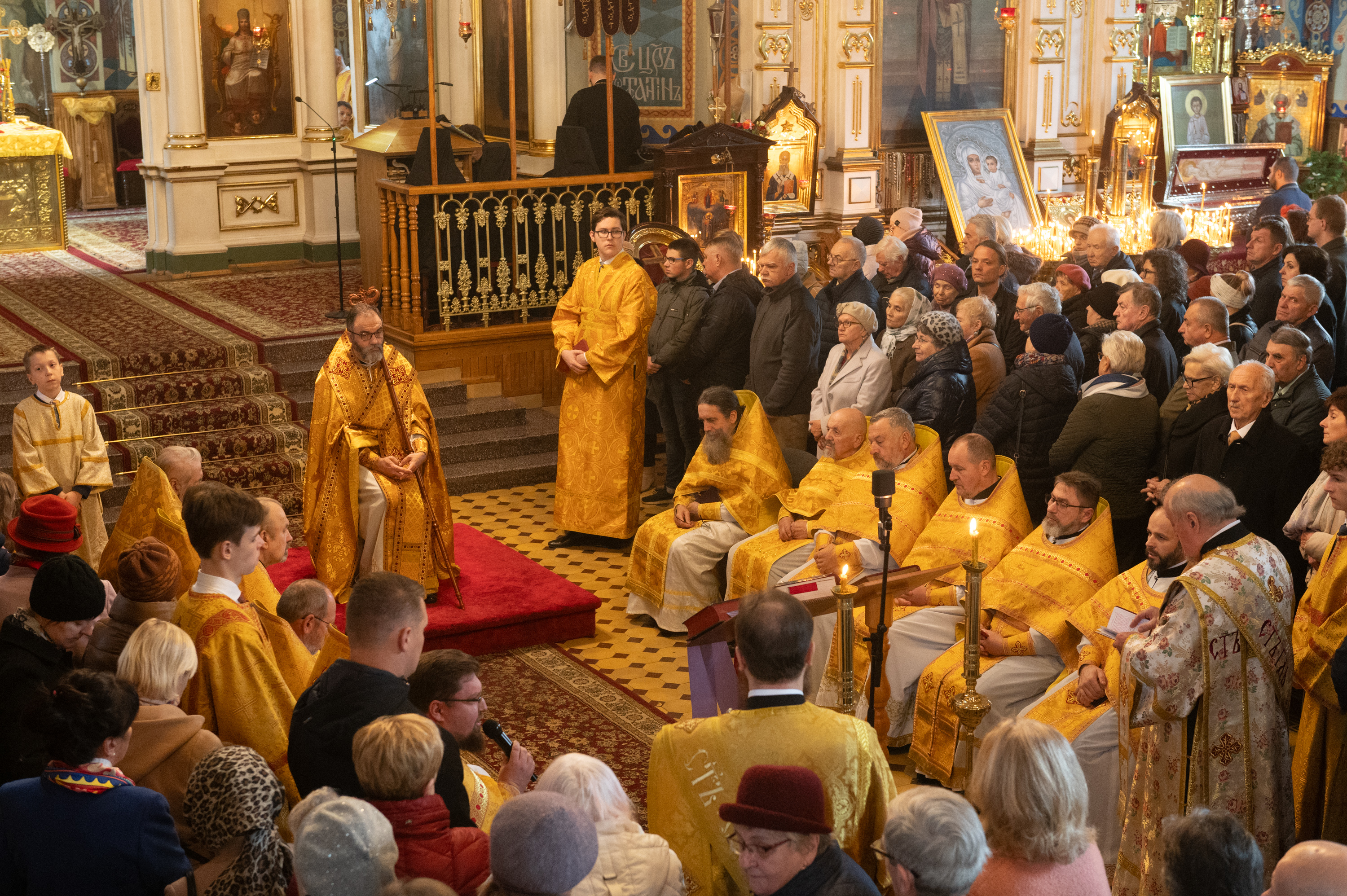St. Jacob Divine Liturgy in St. Nicholas Orthodox Cathedral in Białystok 