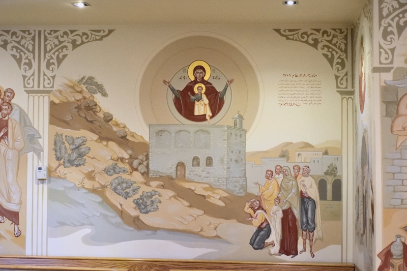 Jeden z cudów Bogurodzicy w Zahle