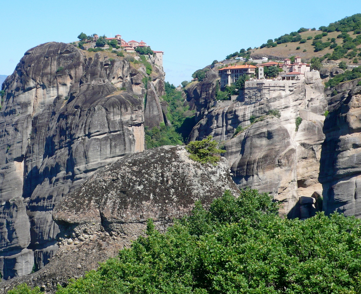 Great Meteoron and Moni Barlaam Monasteries, Meteora