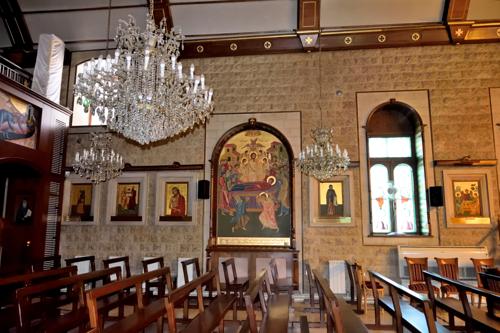 Icons of st. Anthony Orthodox church in Zahle, 2022