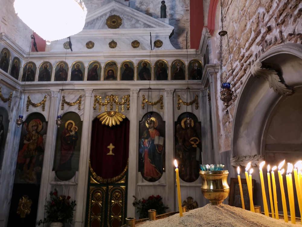 Interior of the Life-Giving Spring chapel in Constantinople 2023