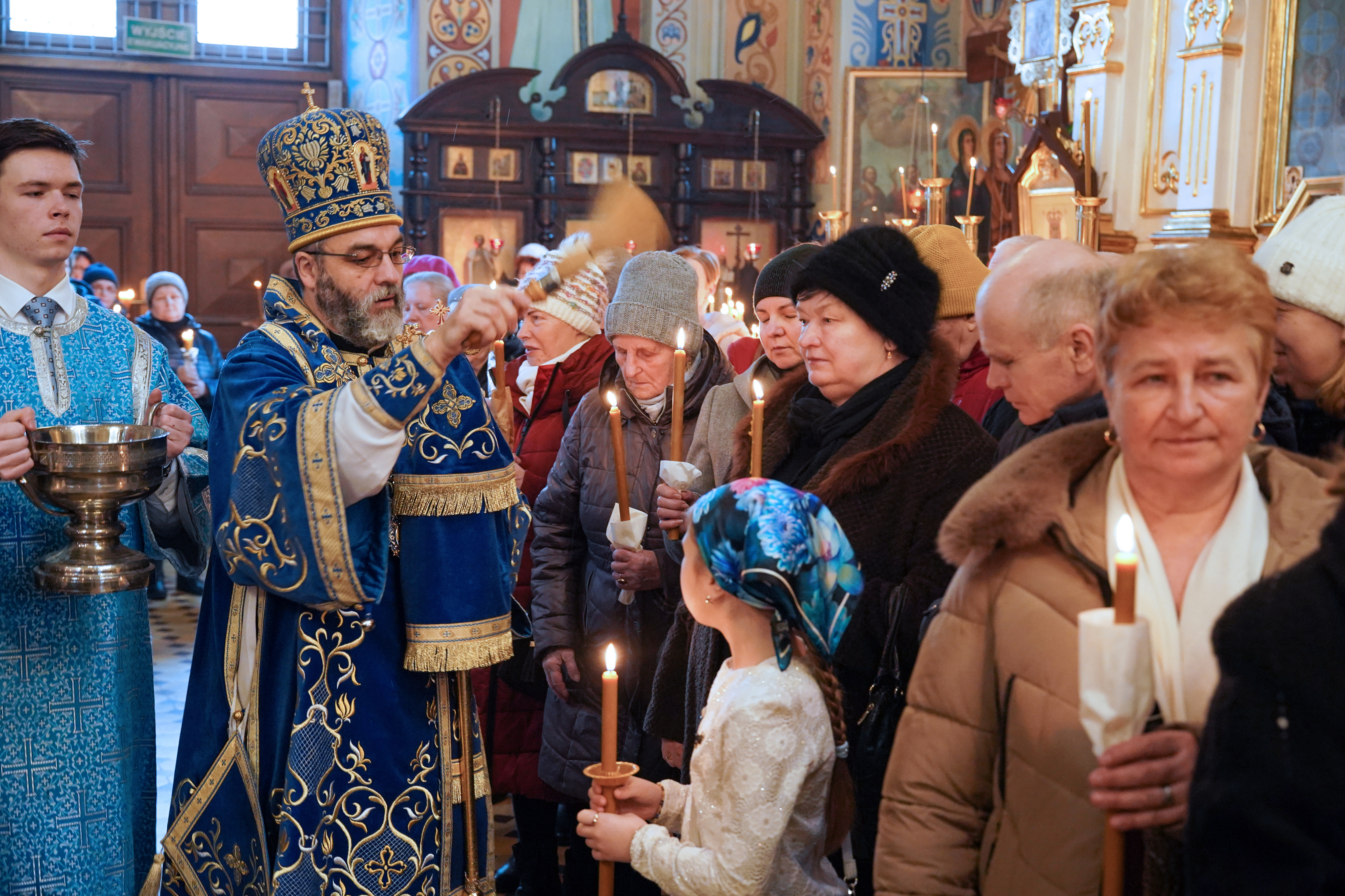 The Meeting of the Lord in the Temple feast in St. Nicholas Cathedral in Białystok  