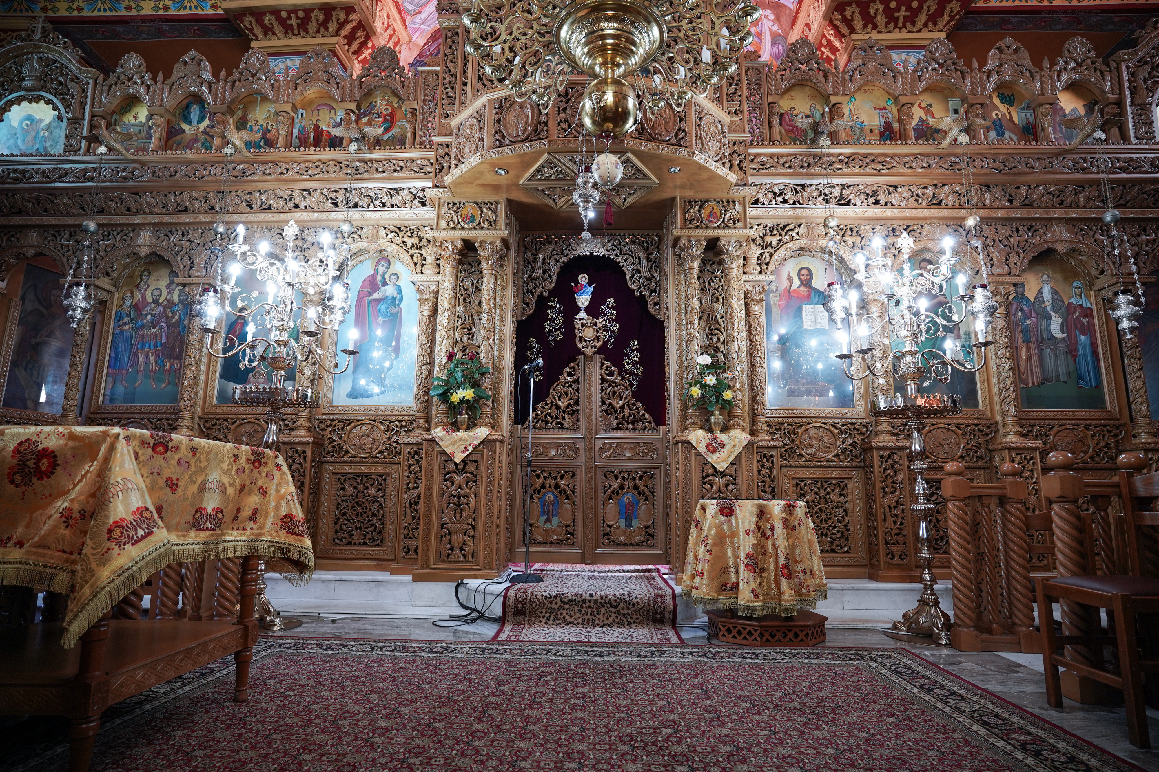 The Holy Trinity church in Polystylo