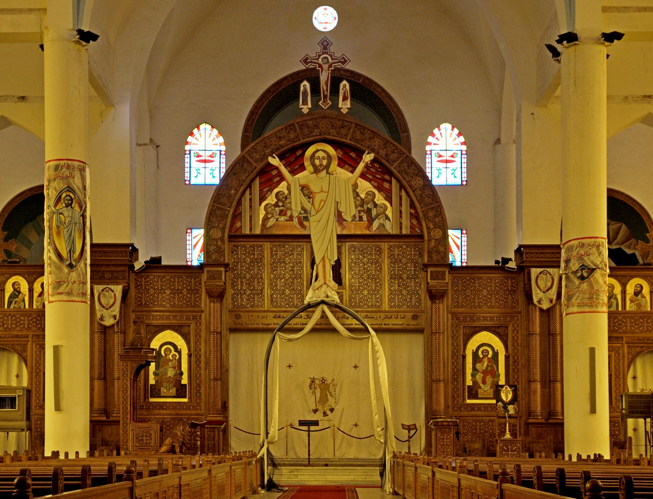 Coptic Orthodox Cathedral in Aswan, Egypt
