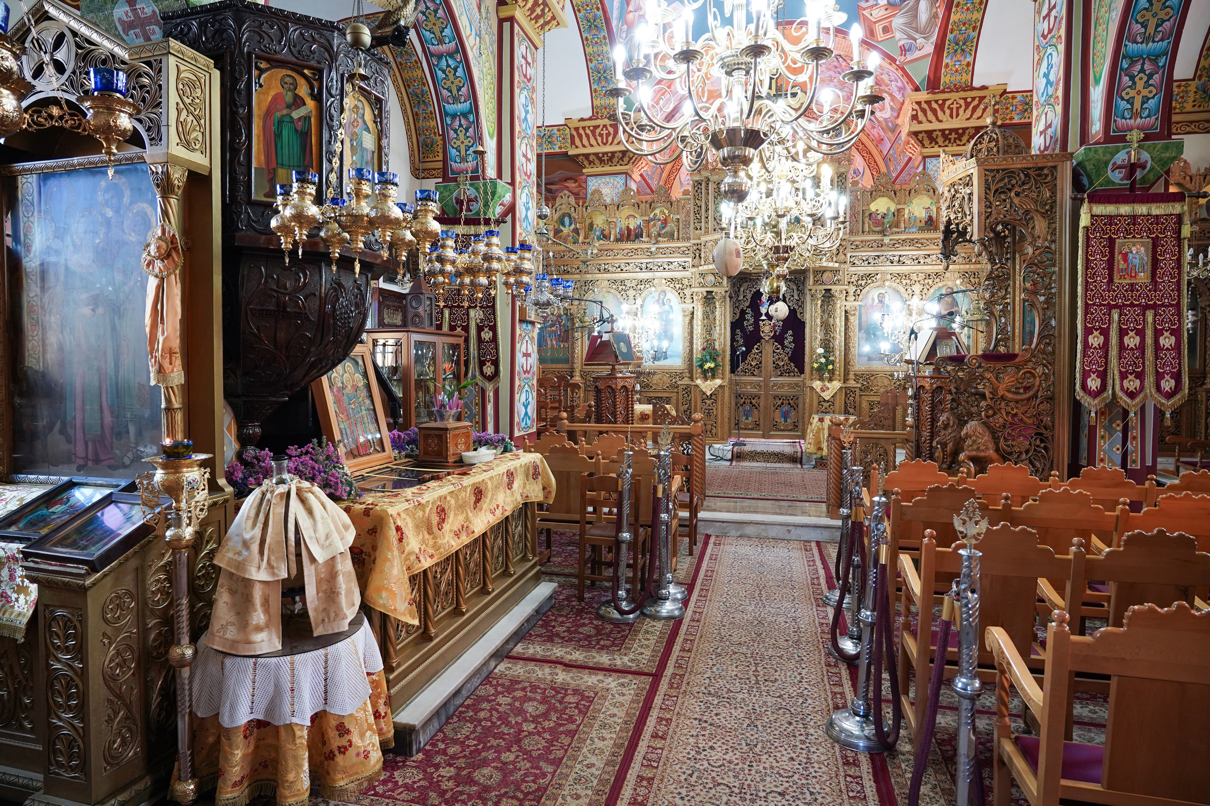The Holy Trinity church in Polystylo