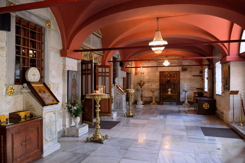 Przedsionek monasteru Życiodajne Źródło w Konstantynopolu