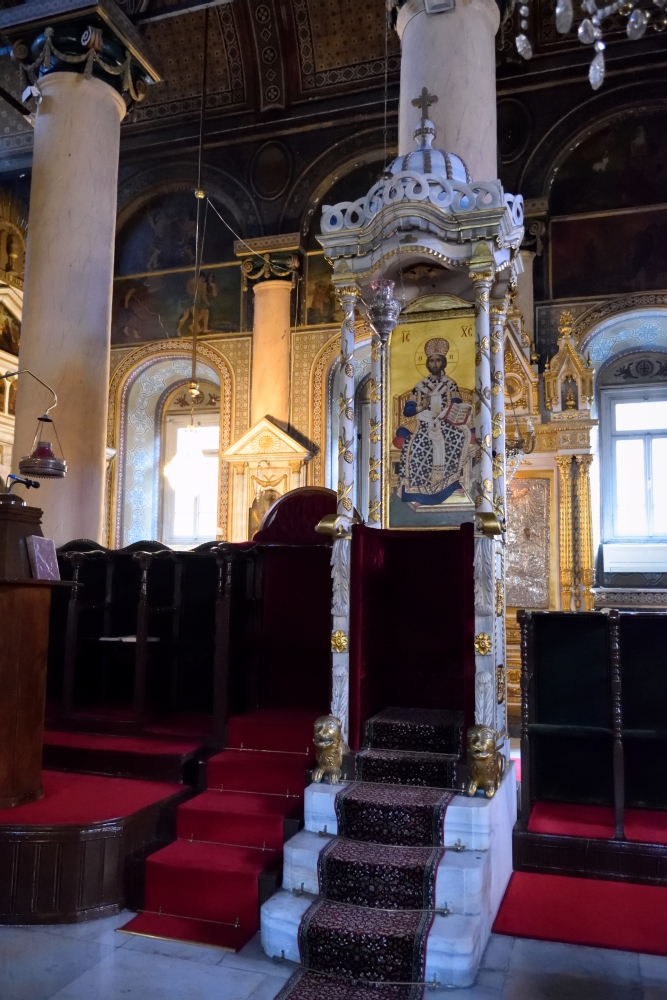 Tron biskupi - monaster Życiodajne Źródło w Konstantynopolu, 2023