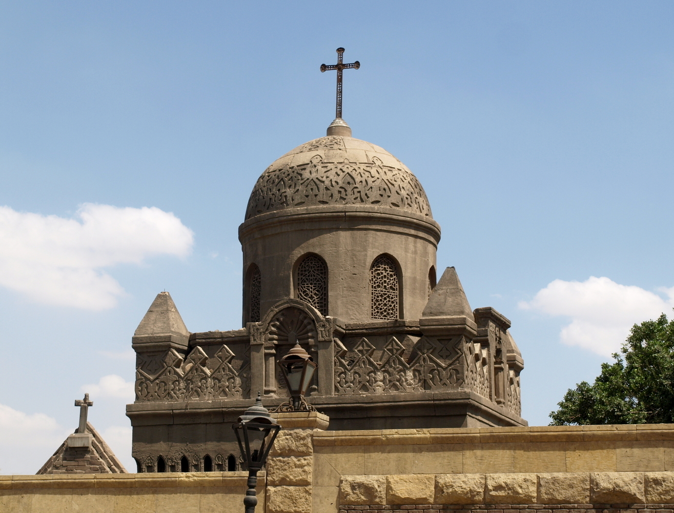 Greek Orthodox part of the Cemetery of St. George, Cairo