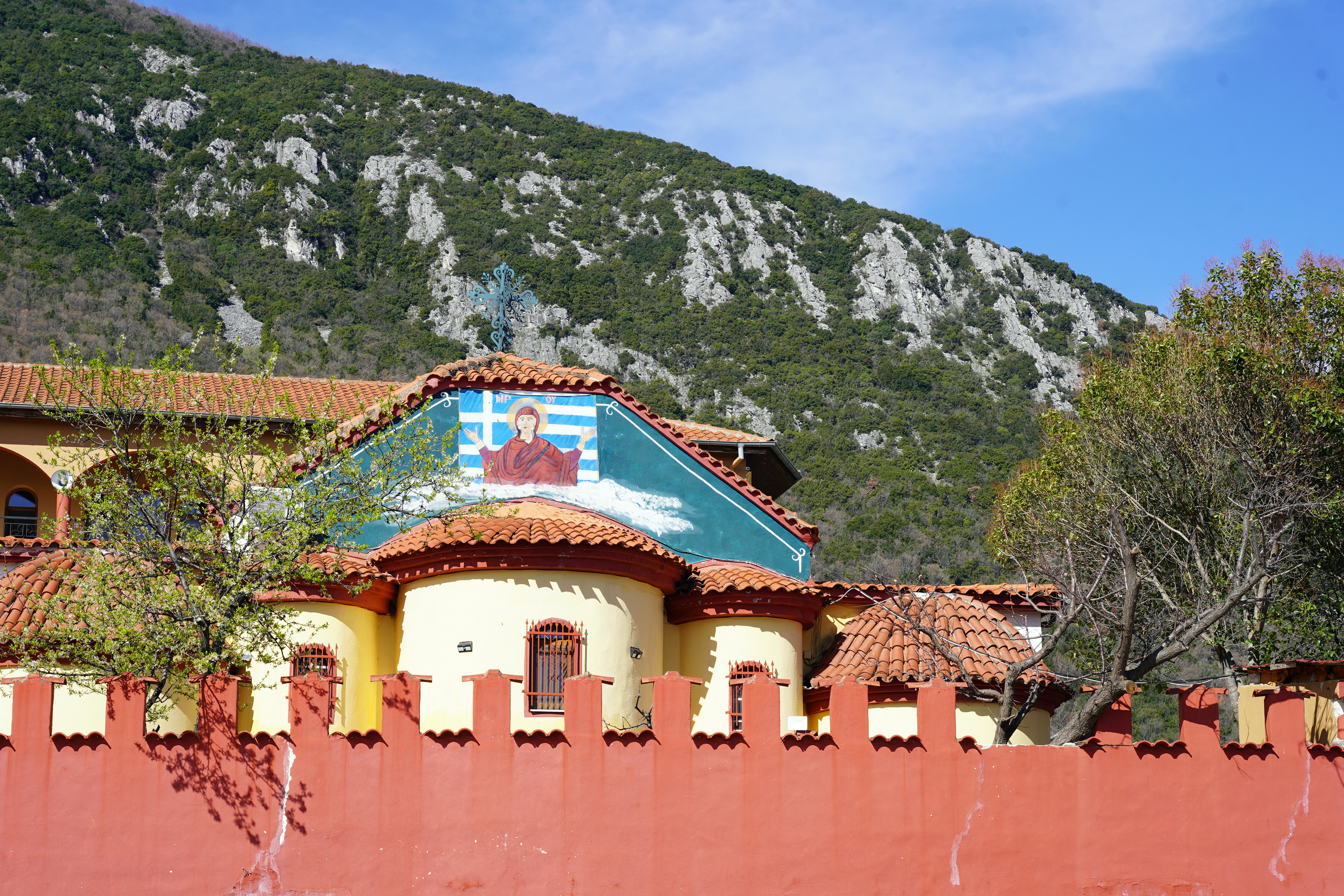 The Monastery of St. John the Baptist close to Kavala