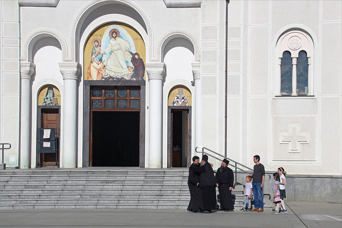 In Front Of the Church