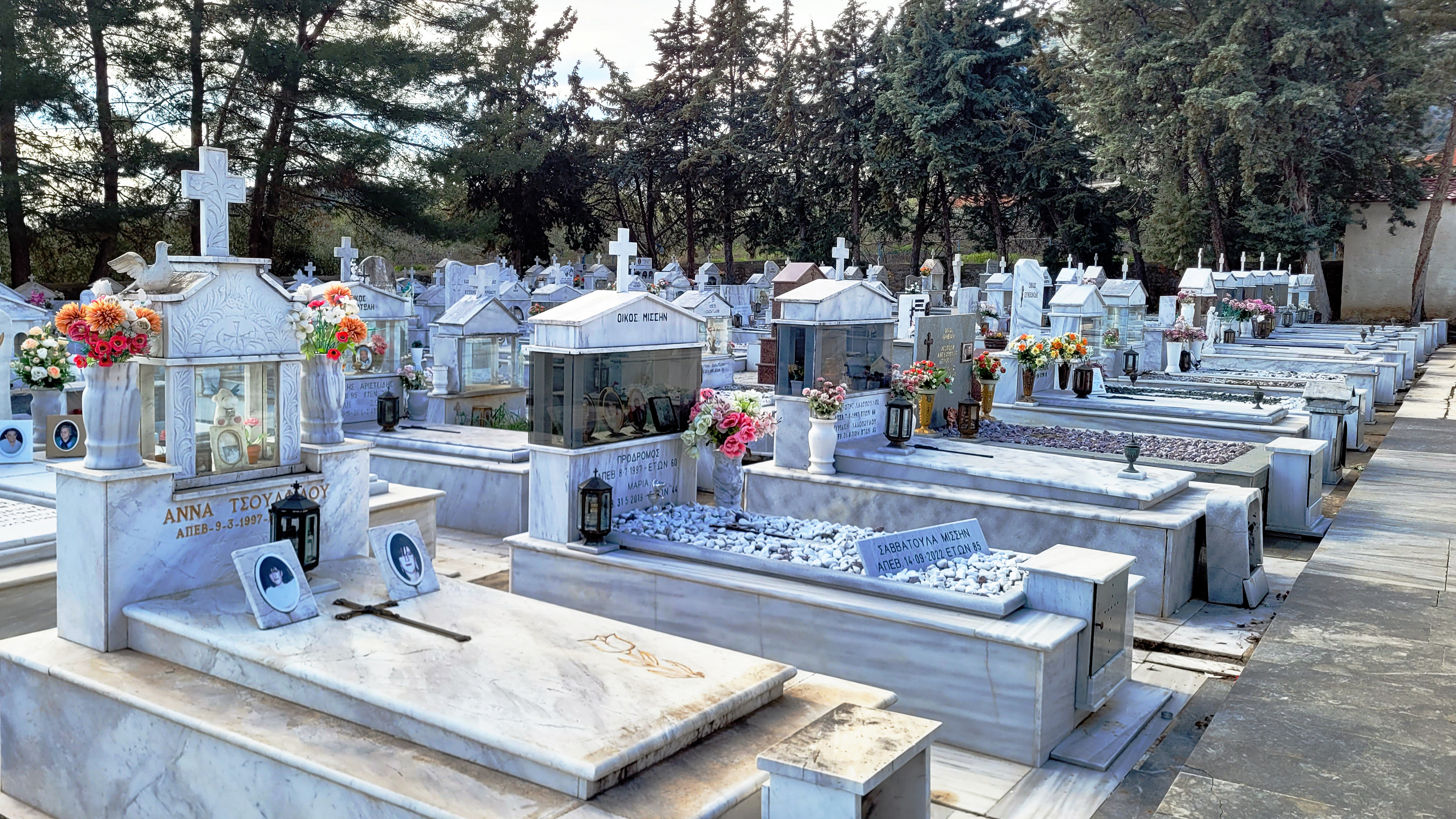The Orthodox cementary in Krynides