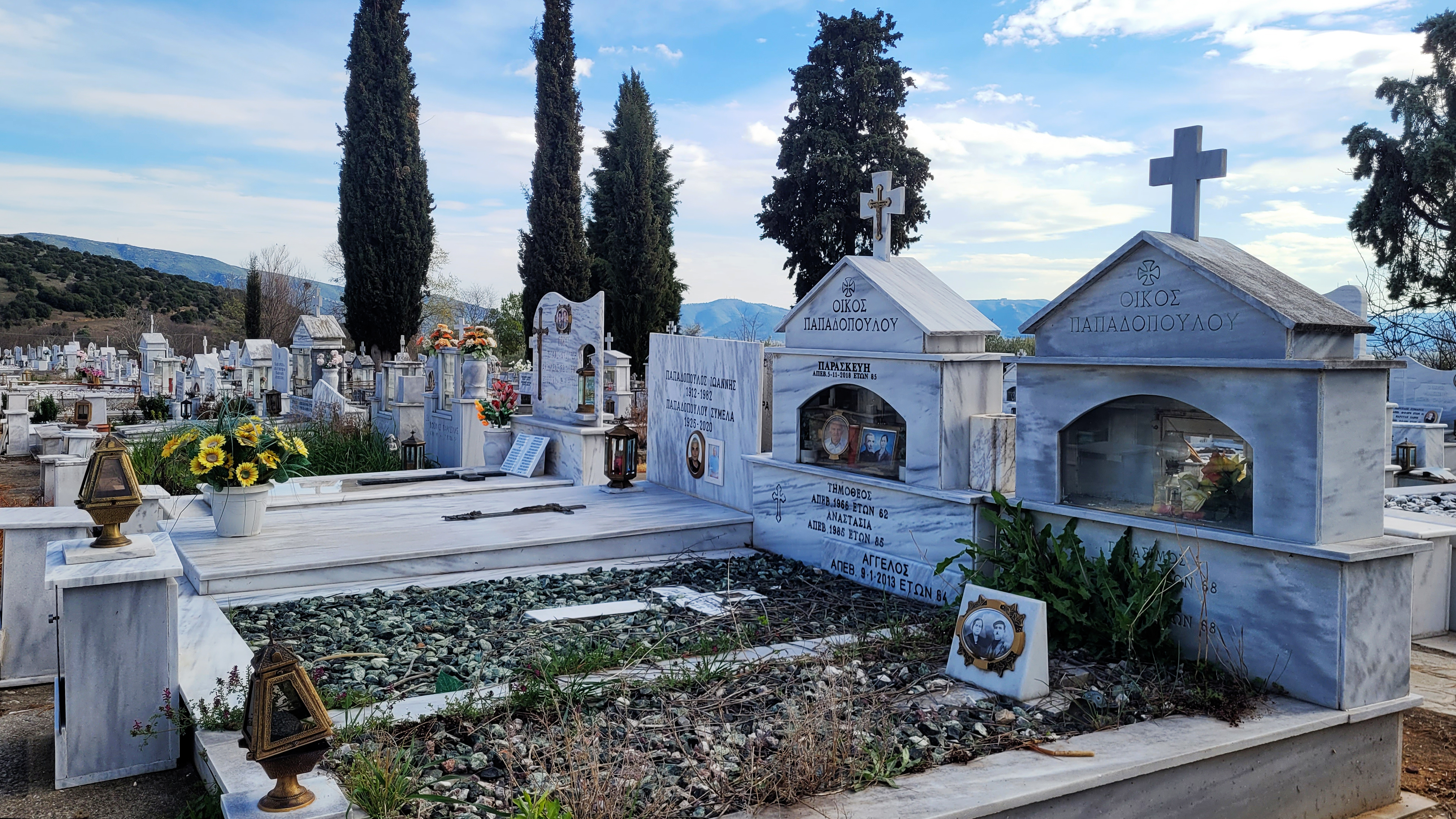 The Orthodox cementary in Krynides