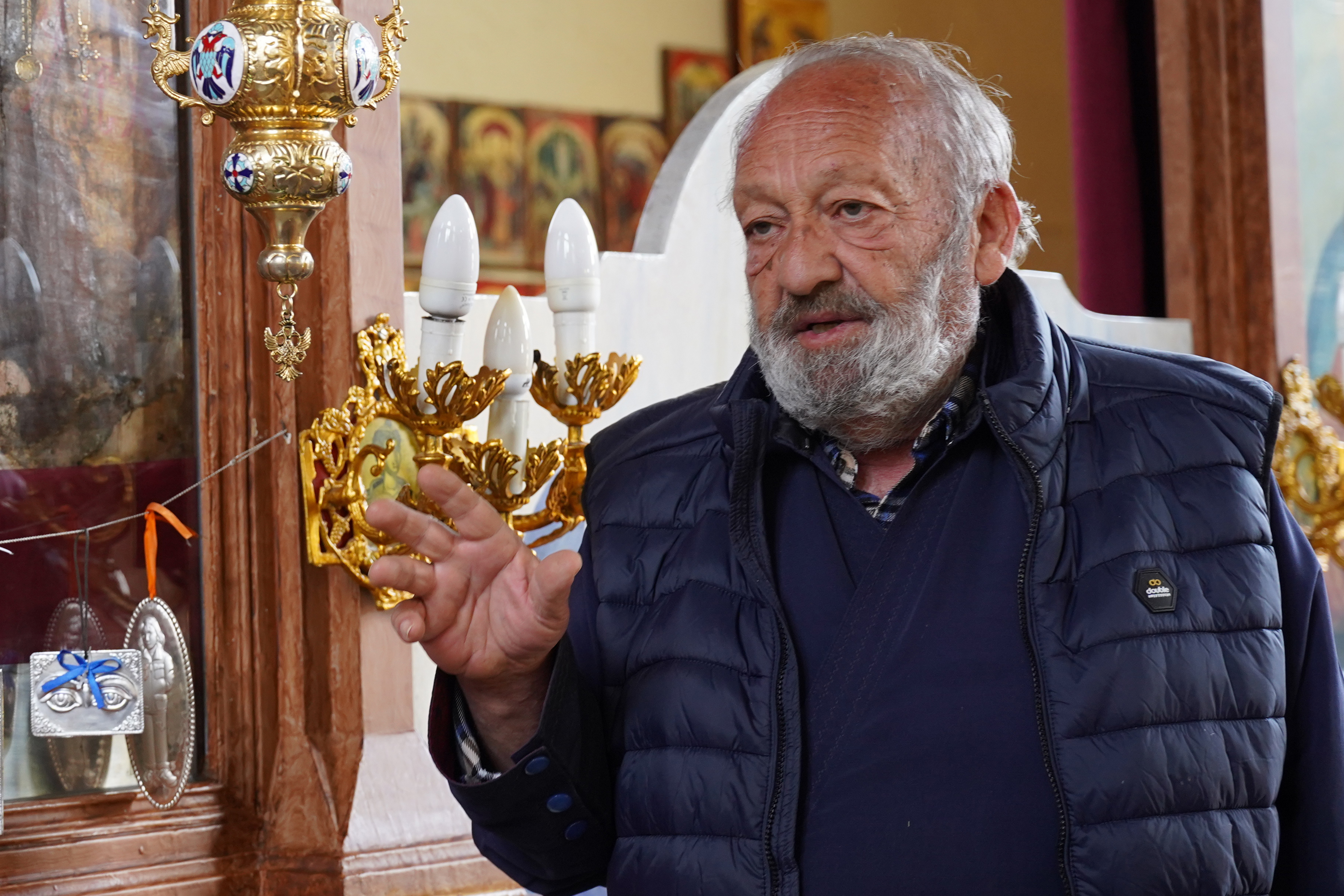Fr. George from the Dormition of the Mother of God Orthodox church in Philiphi 