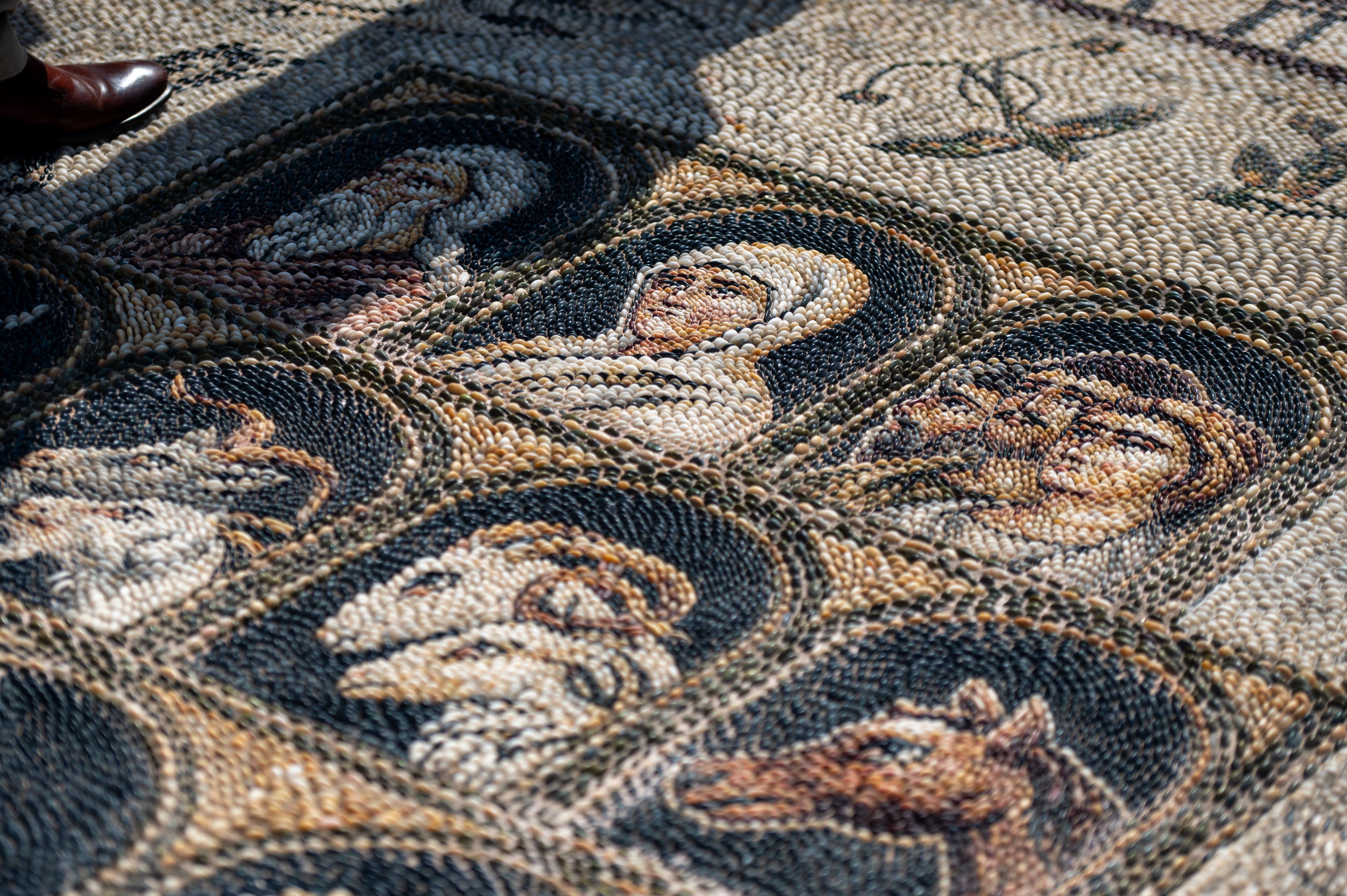 Stone Mosaic at Ormylia Monastery