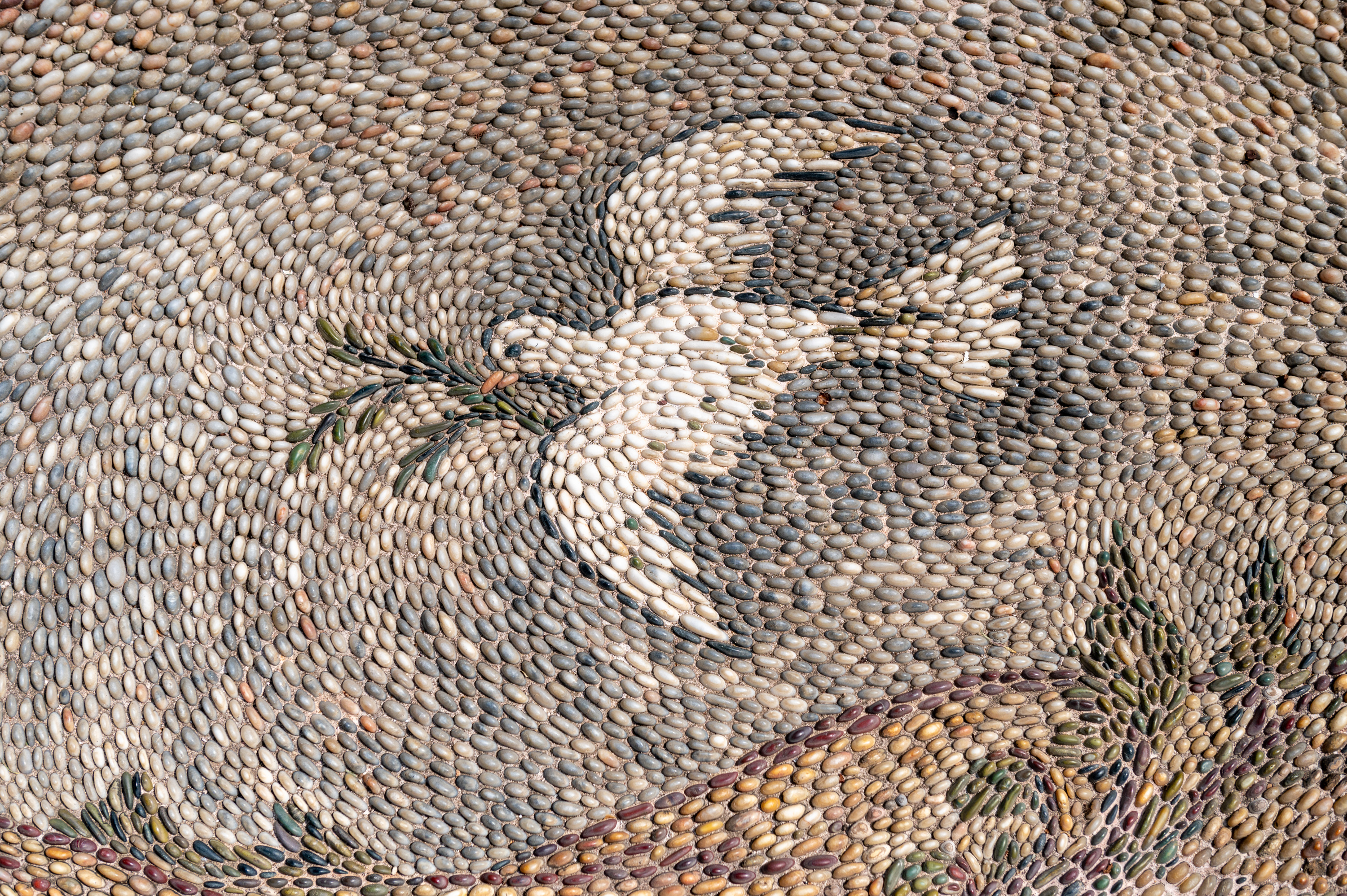 Stone Mosaic at Ormylia Monastery 