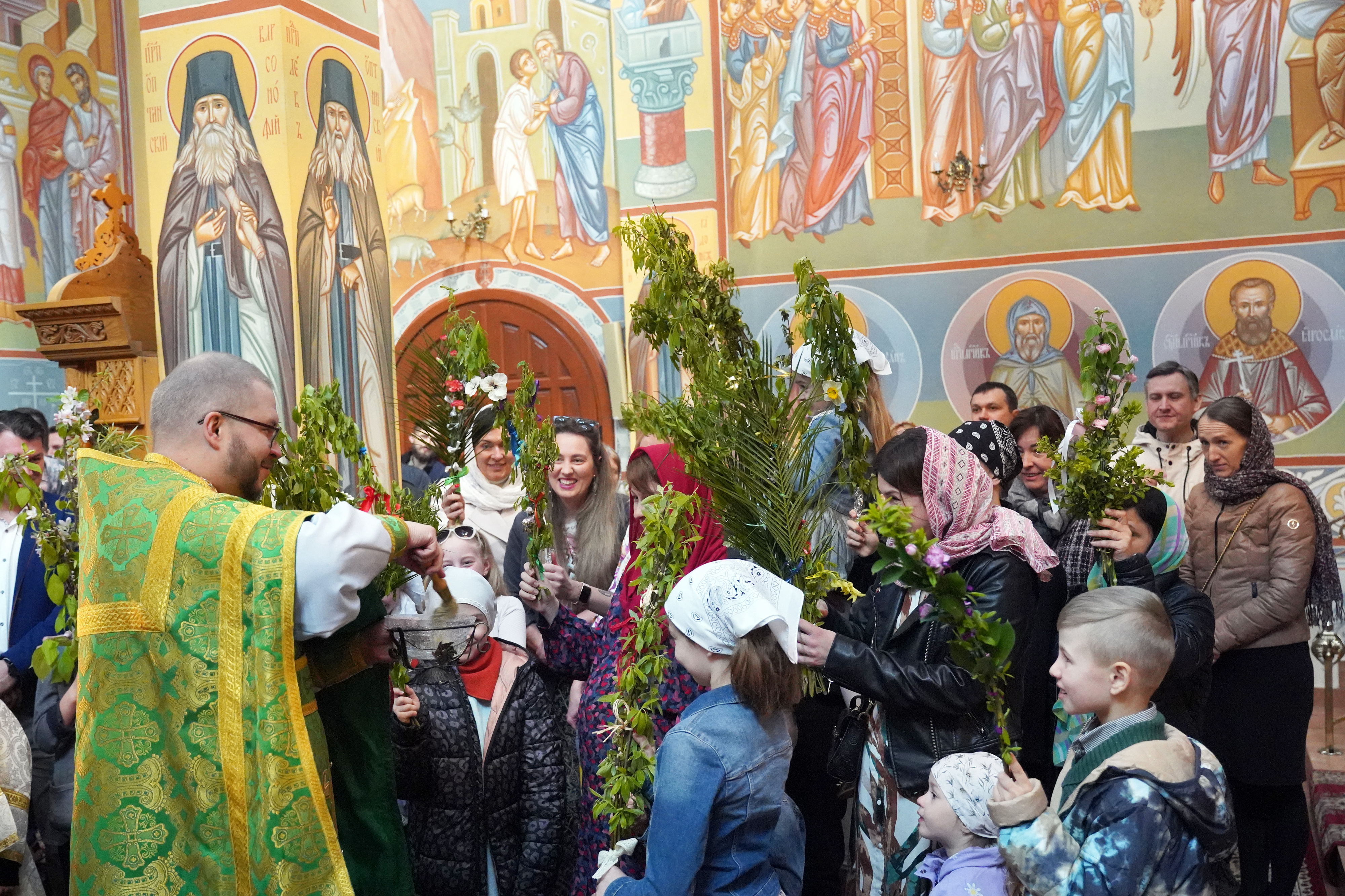 Palm Sunday in Zwierki Convent