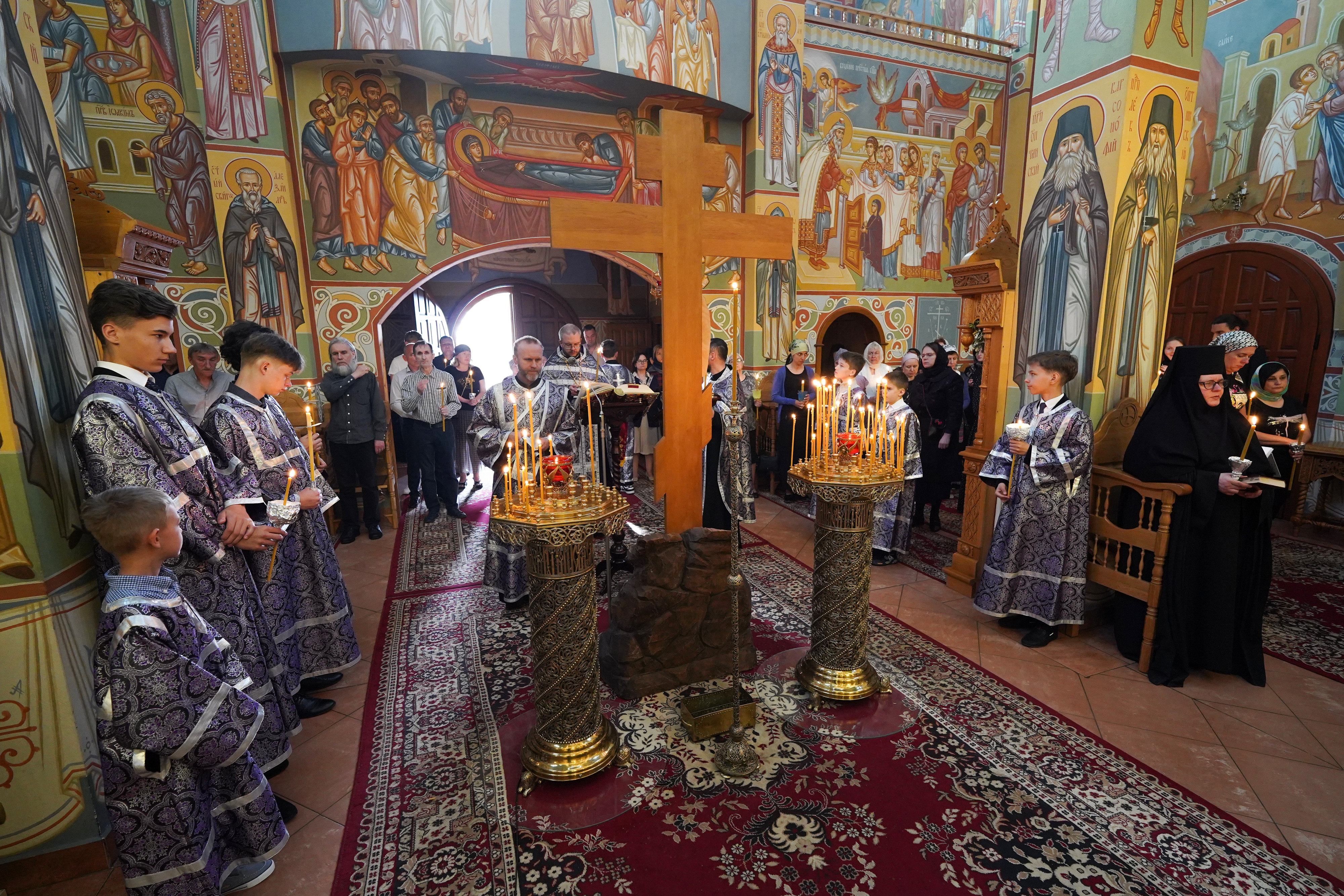 The Twelve Gospels reading in Zwierki Convent