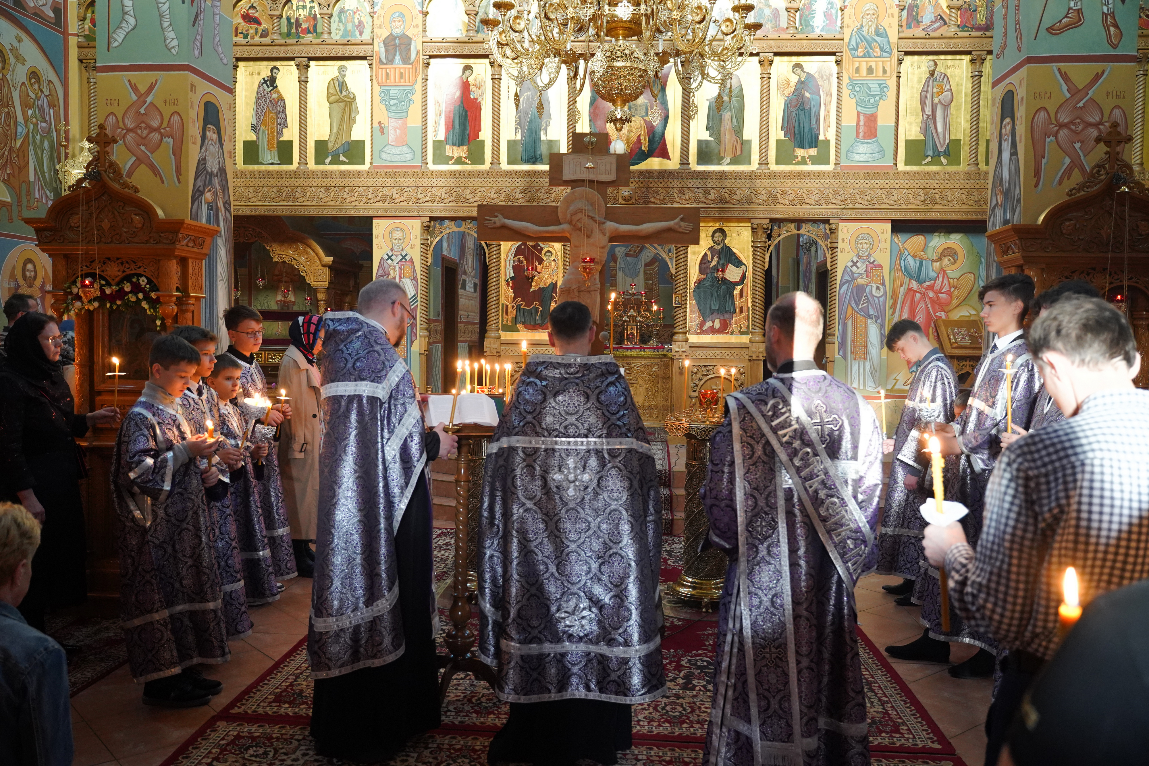 The Twelve Gospels reading in Zwierki Convent  